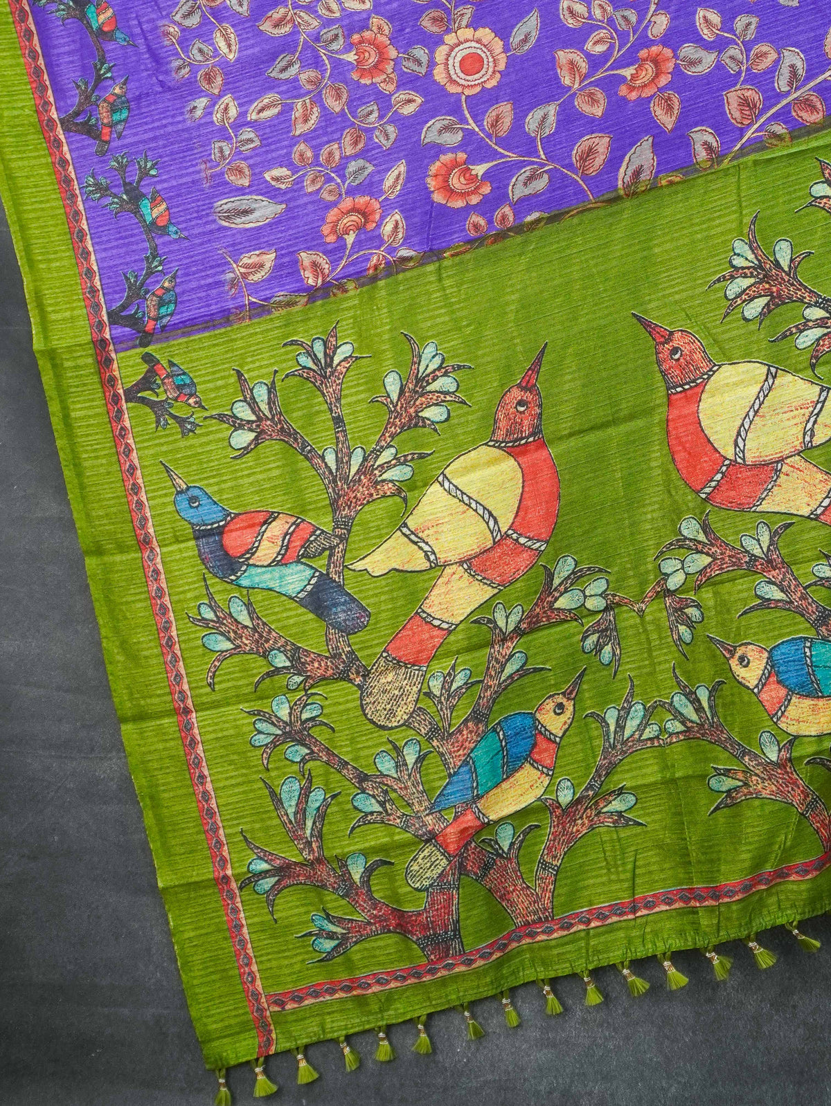 Summer Loom Cotton Saree | TTDS3590