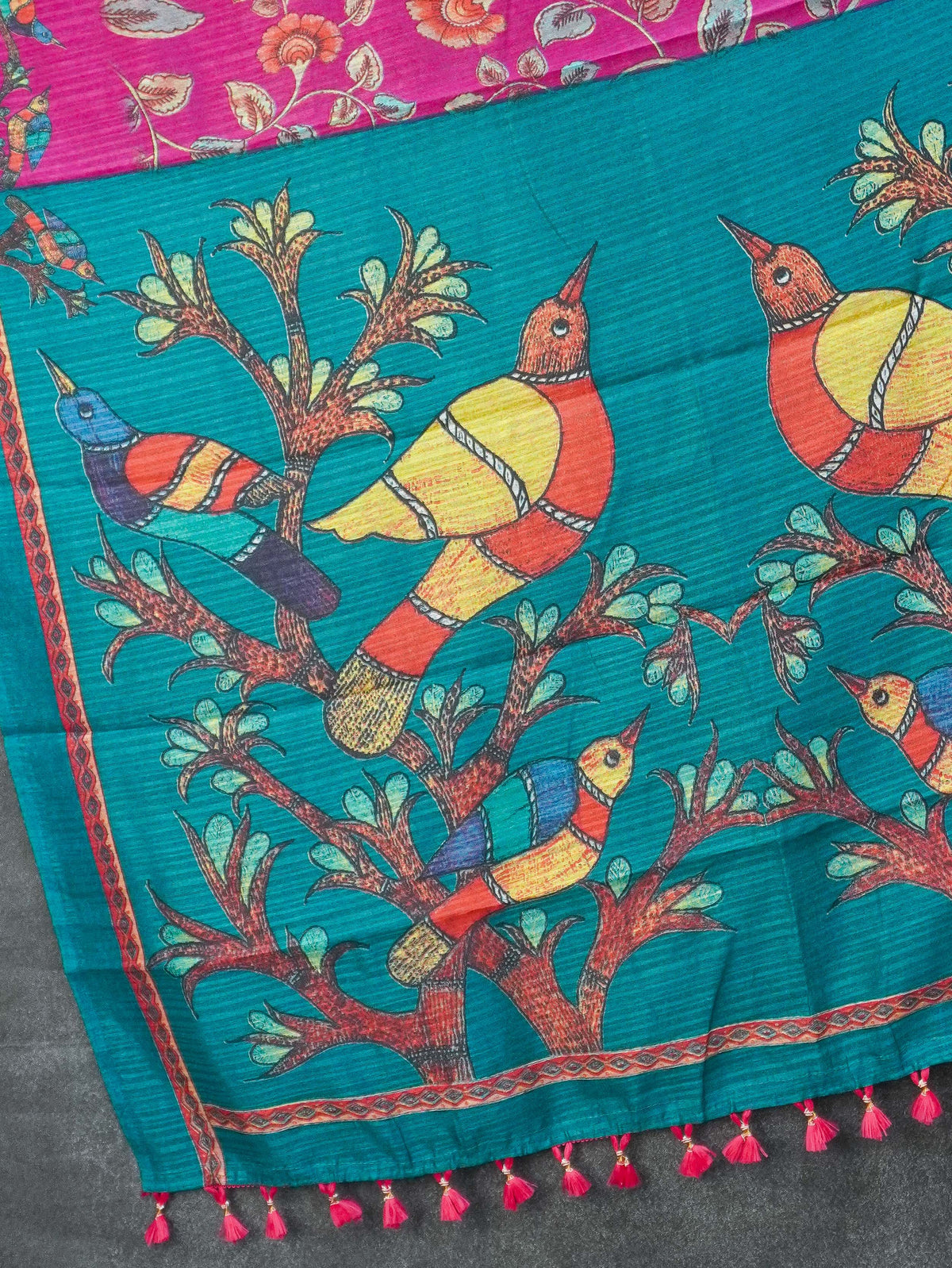 Summer Loom Cotton Saree | TTDS3590