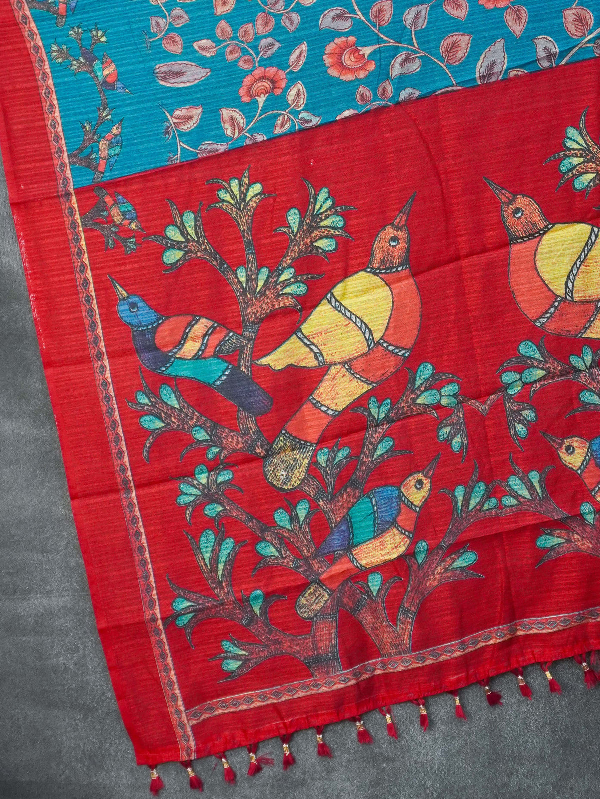 Summer Loom Cotton Saree | TTDS3590