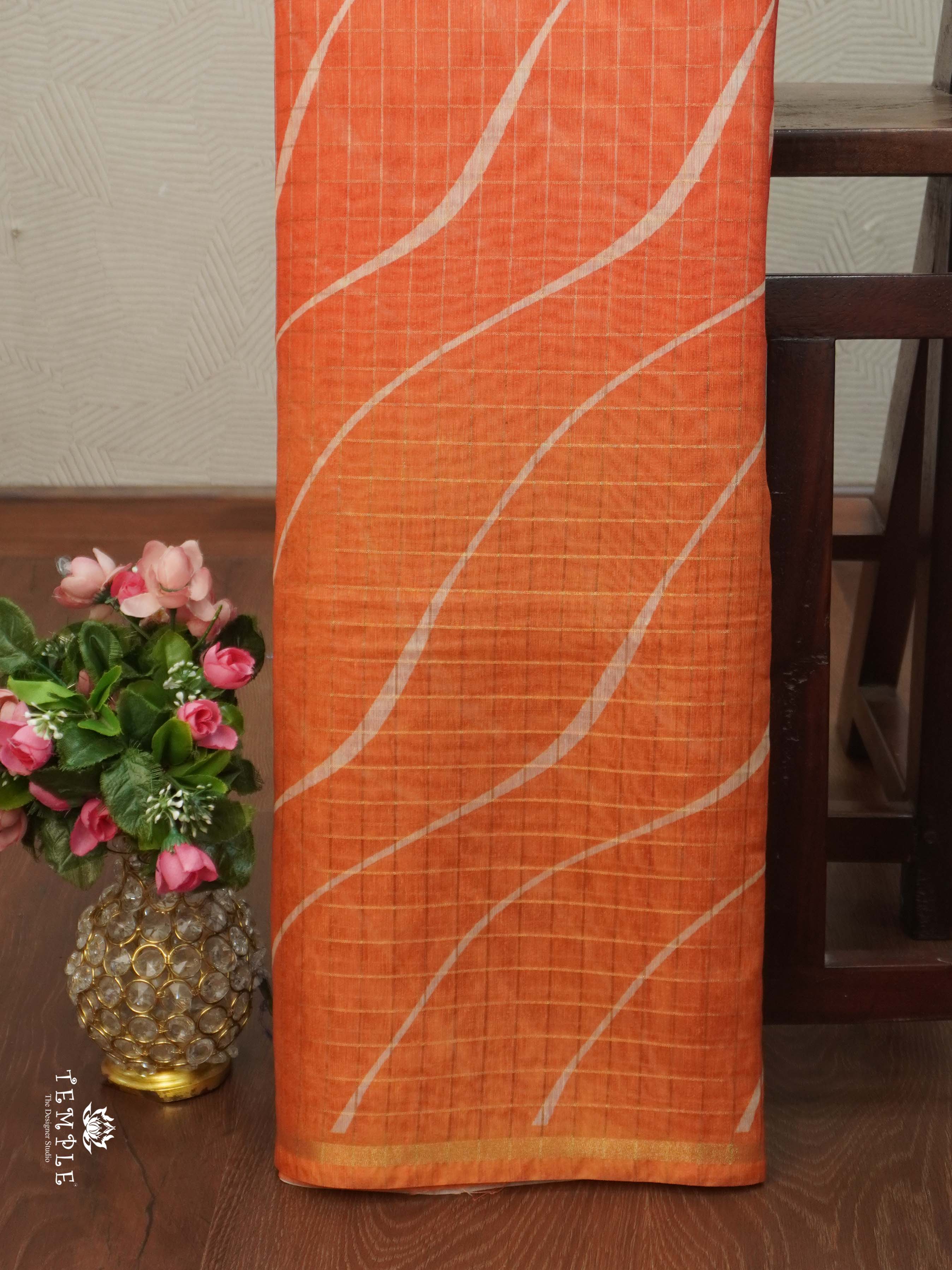 Chanderi Cotton Saree | TTDS2163