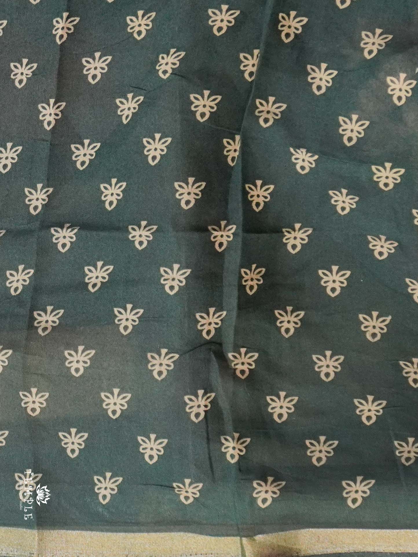 Fancy Cotton Saree With Mirror Work | TTDS2670