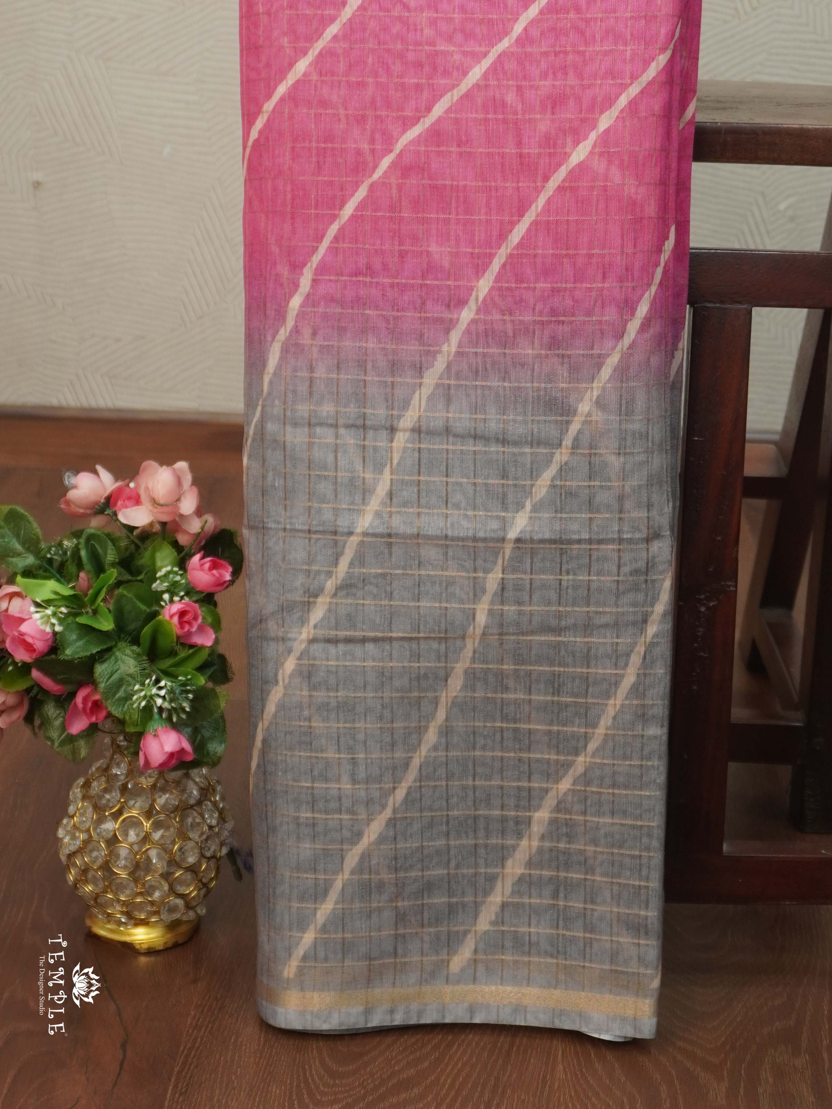 Chanderi Cotton Saree | TTDS2167
