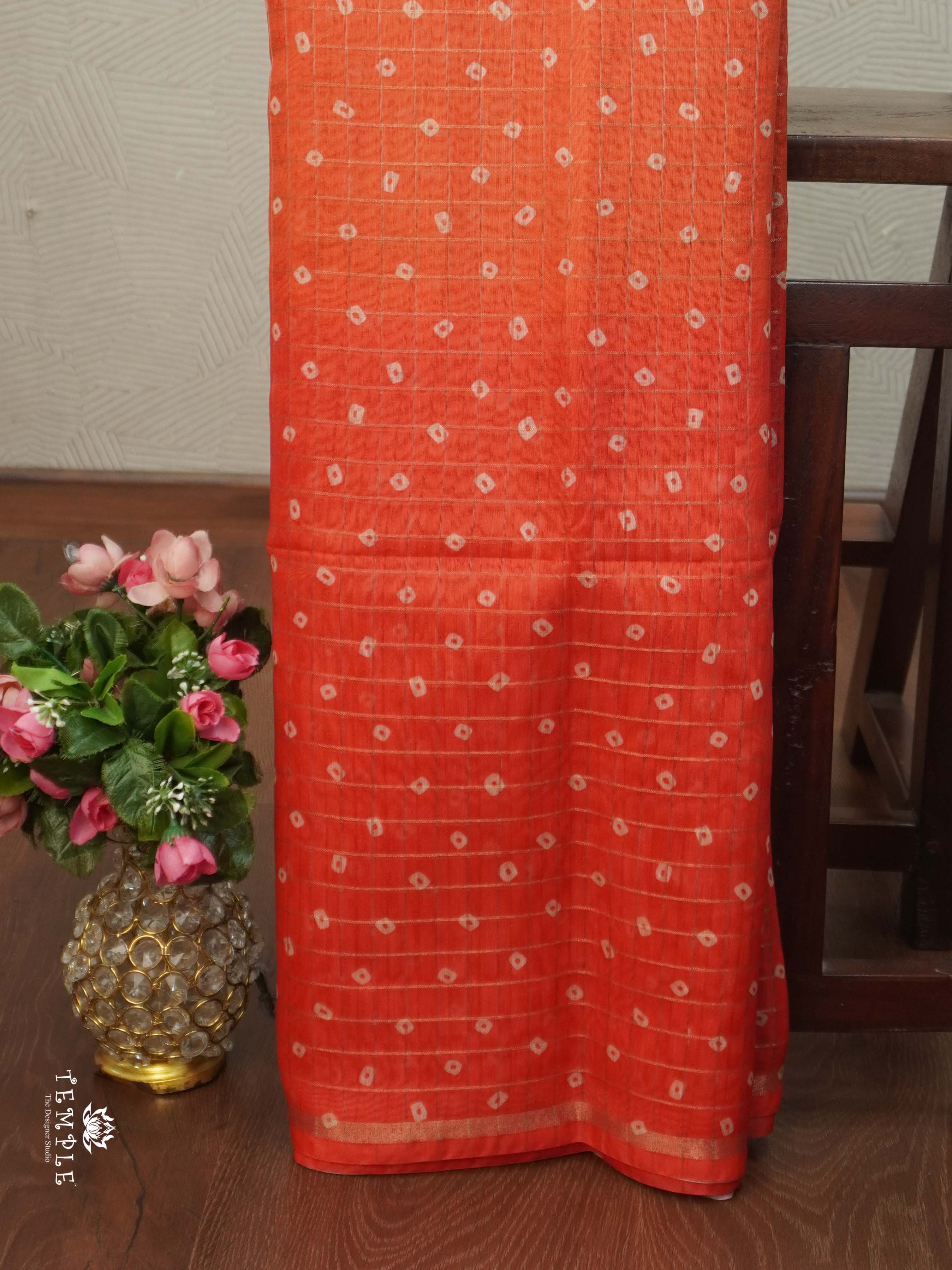 Chanderi Cotton Saree | TTDS2166