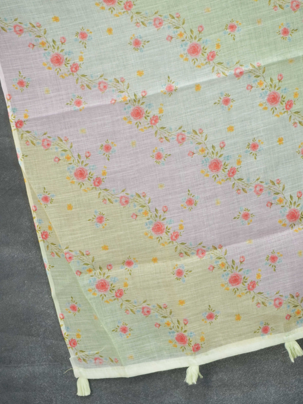 Linen Cotton Saree | TTDS3593
