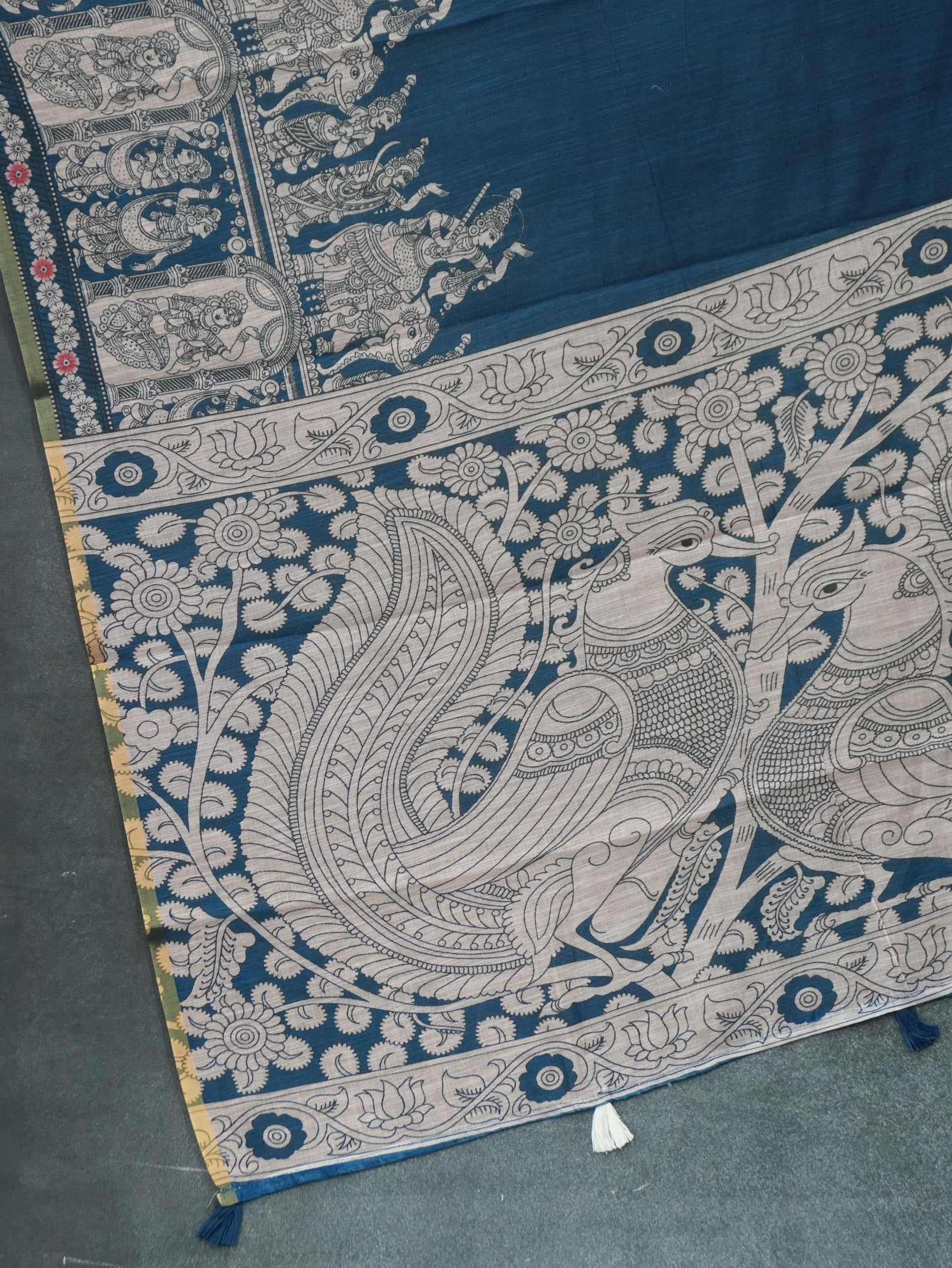 Linen Cotton Saree | TTDS3163