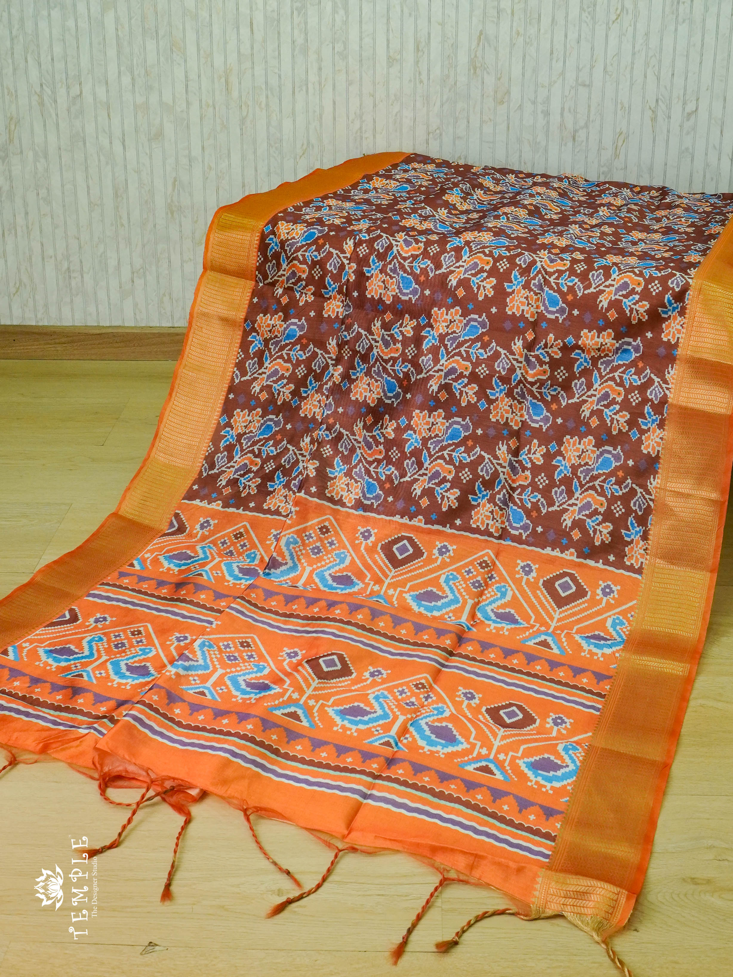 Printed moonga silk  | TTDS616