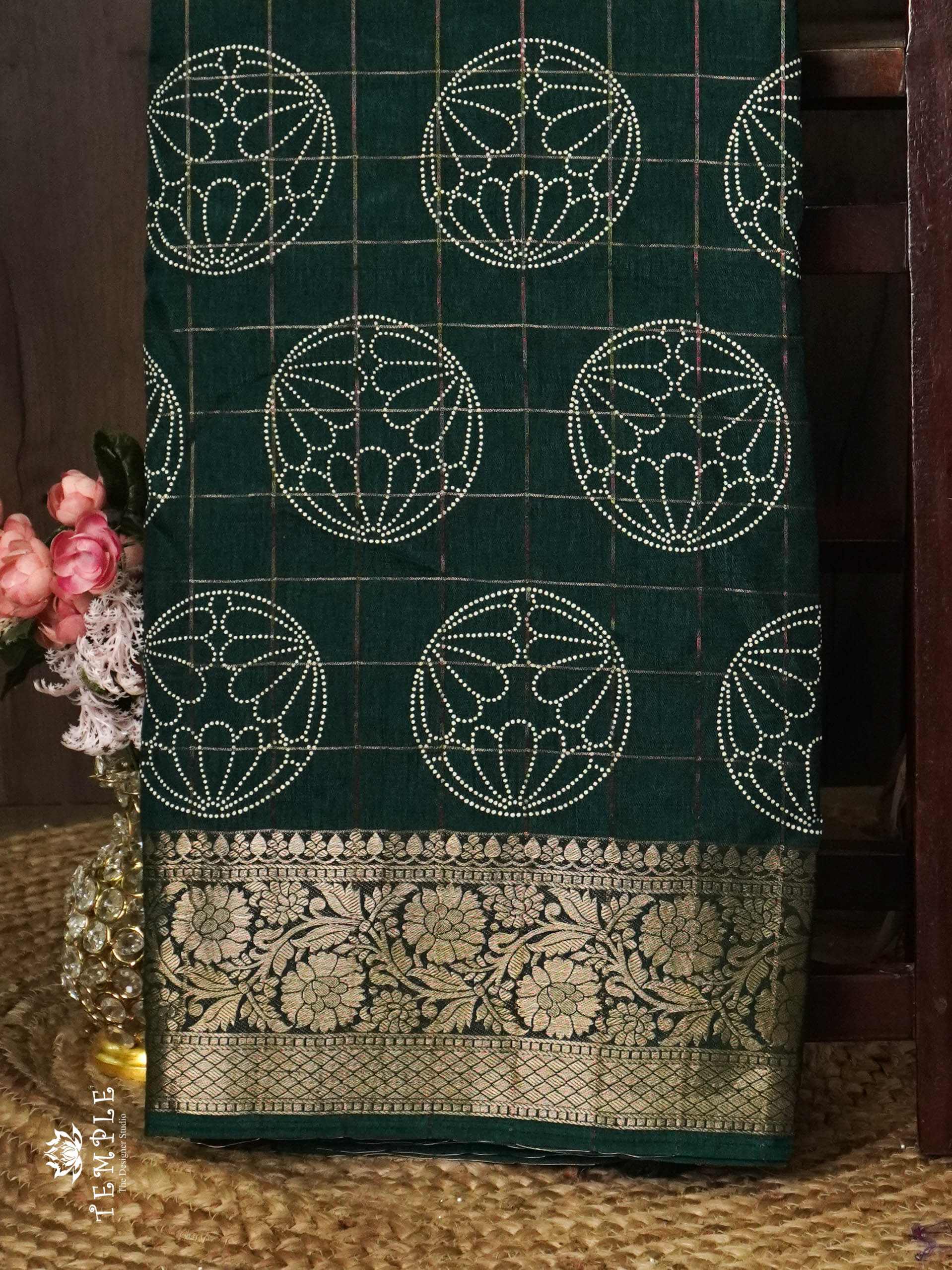 Art Silk saree(Bottle Green) | TTDS1292 | Sparkling Deals