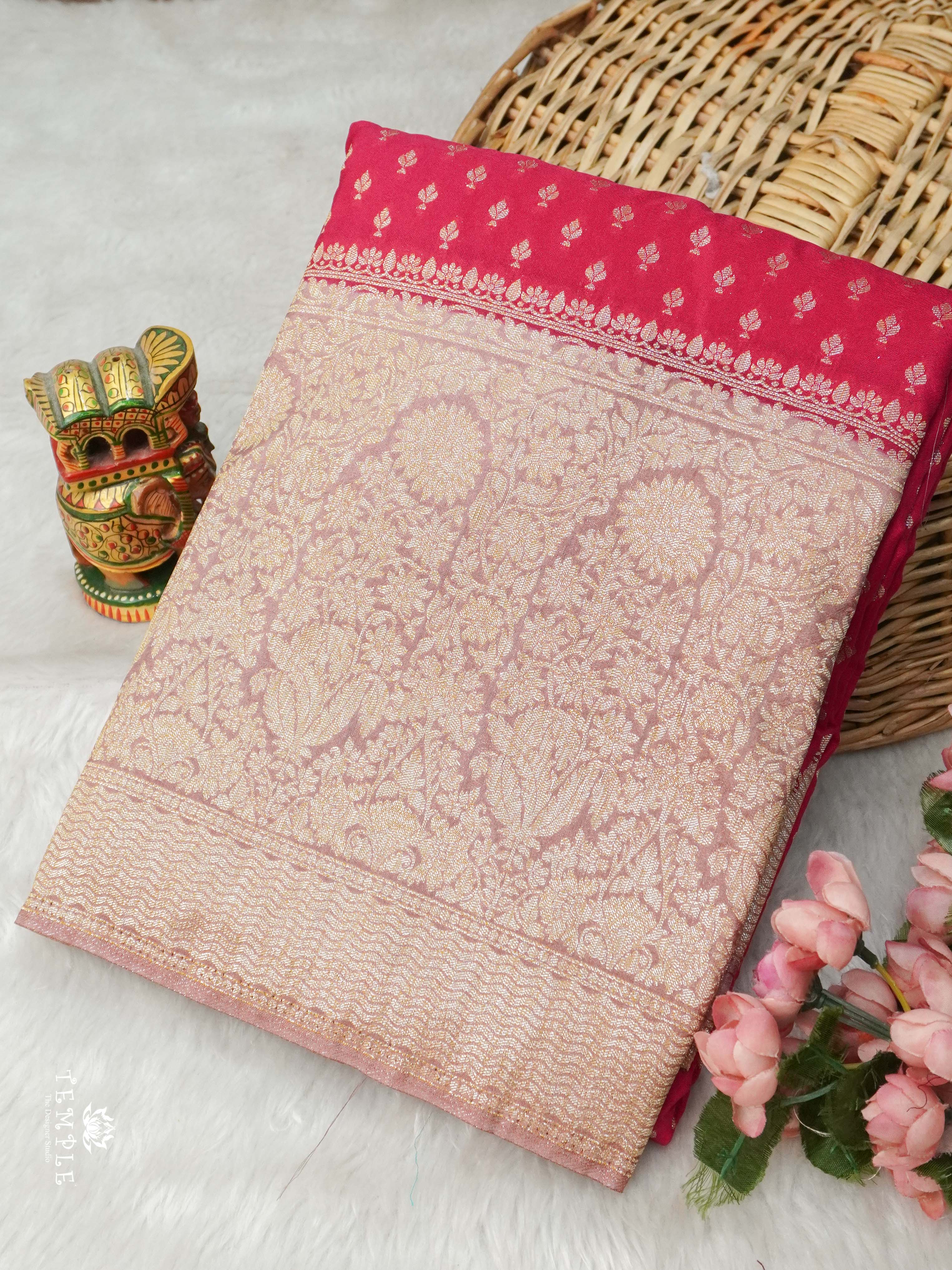 Khaddi Georgette Saree | TTDS2672