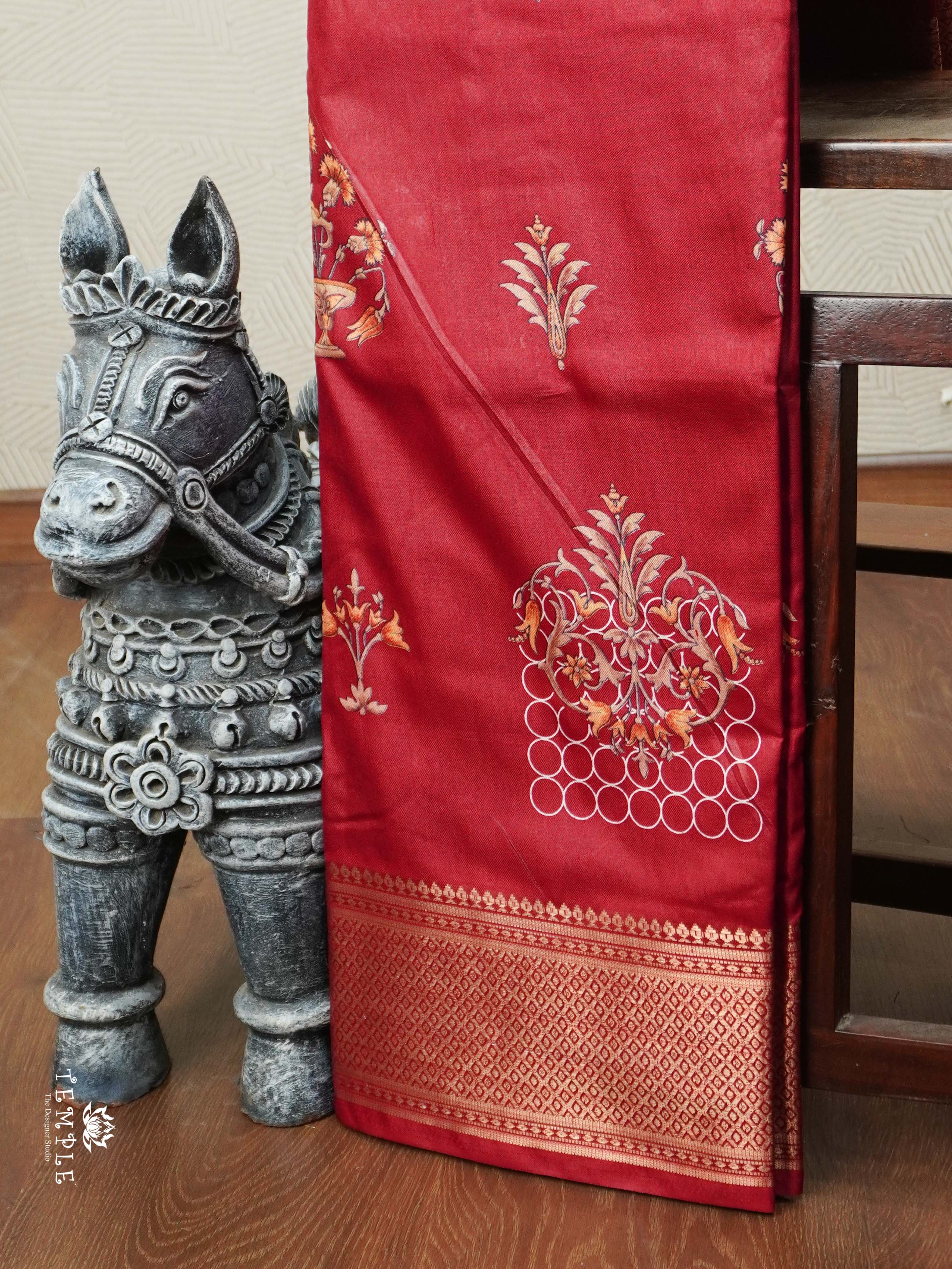 Printed Dola Saree | TTDS2748