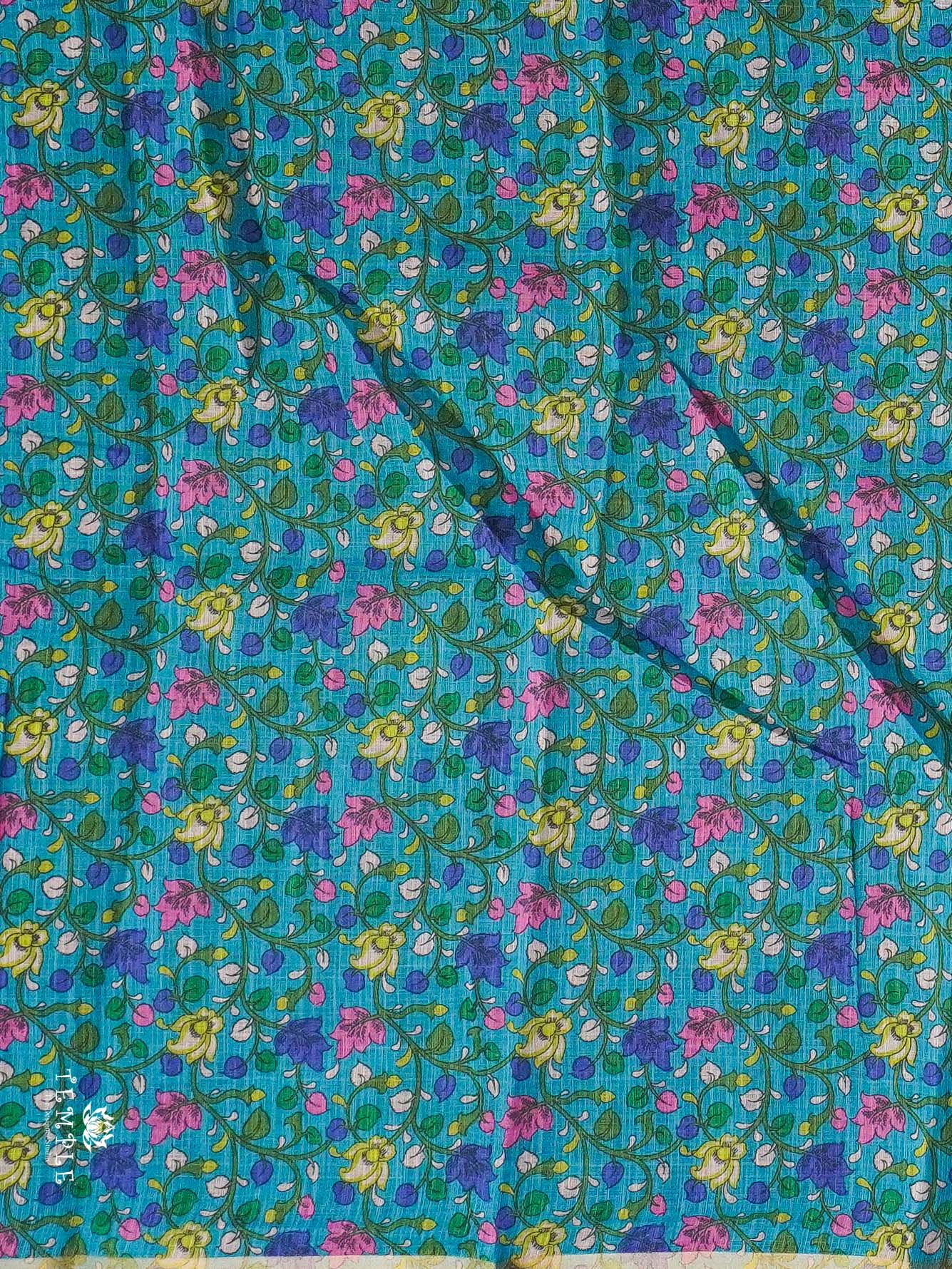 Printed Chanderi Cotton saree | TTDS2254