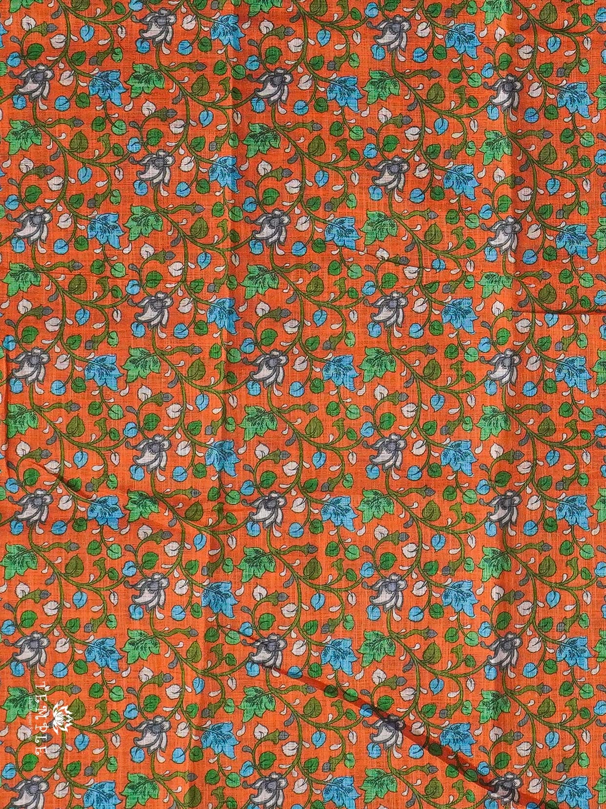 Printed Chanderi Cotton saree | TTDS2254