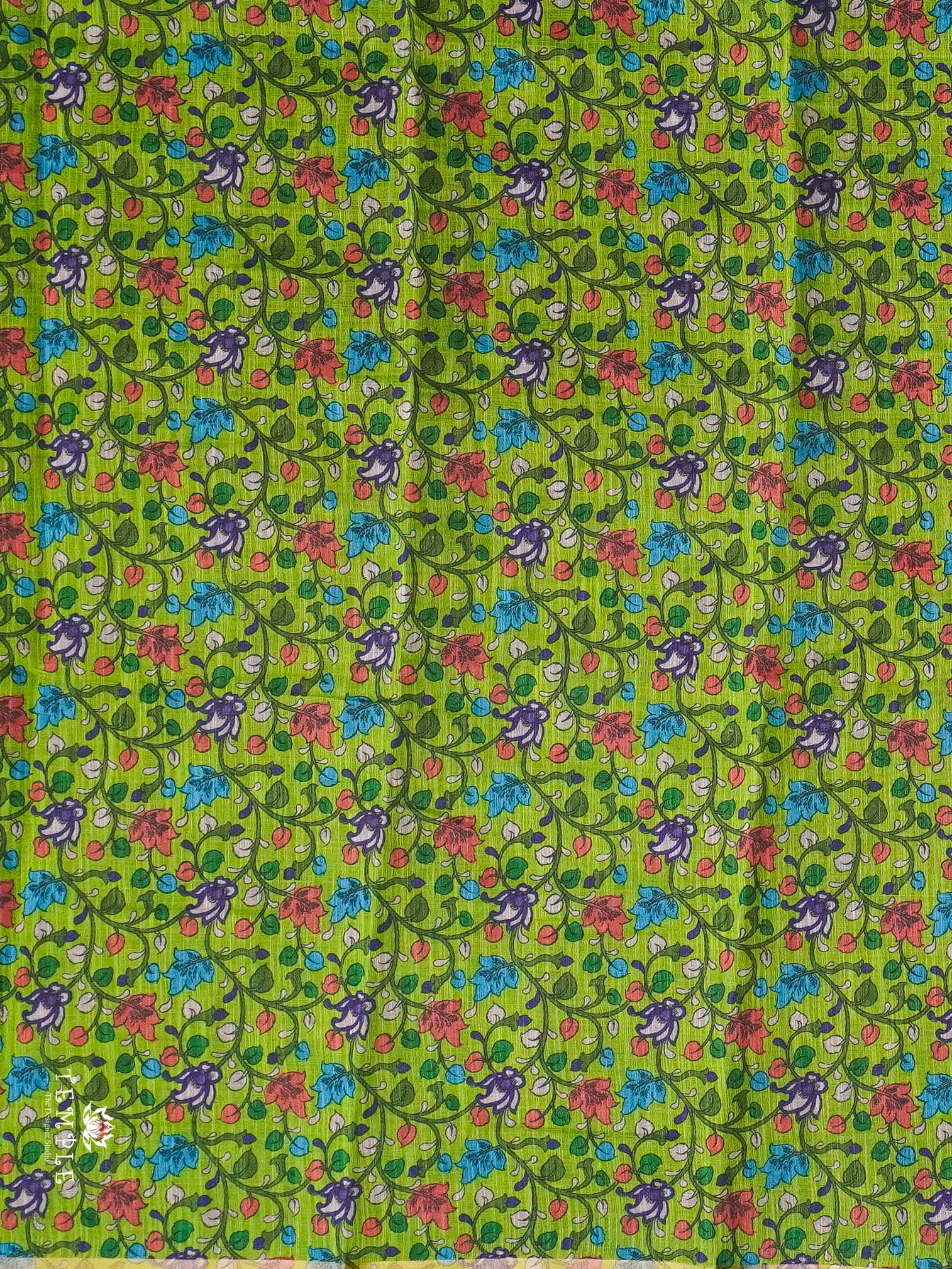 Printed Chanderi Cotton saree | TTDS2254