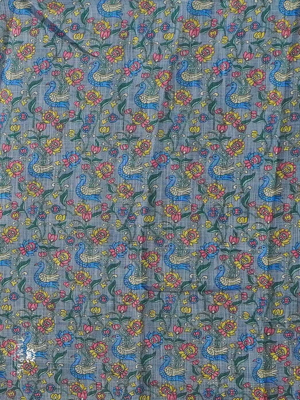 Printed Chanderi Cotton saree | TTDS2253