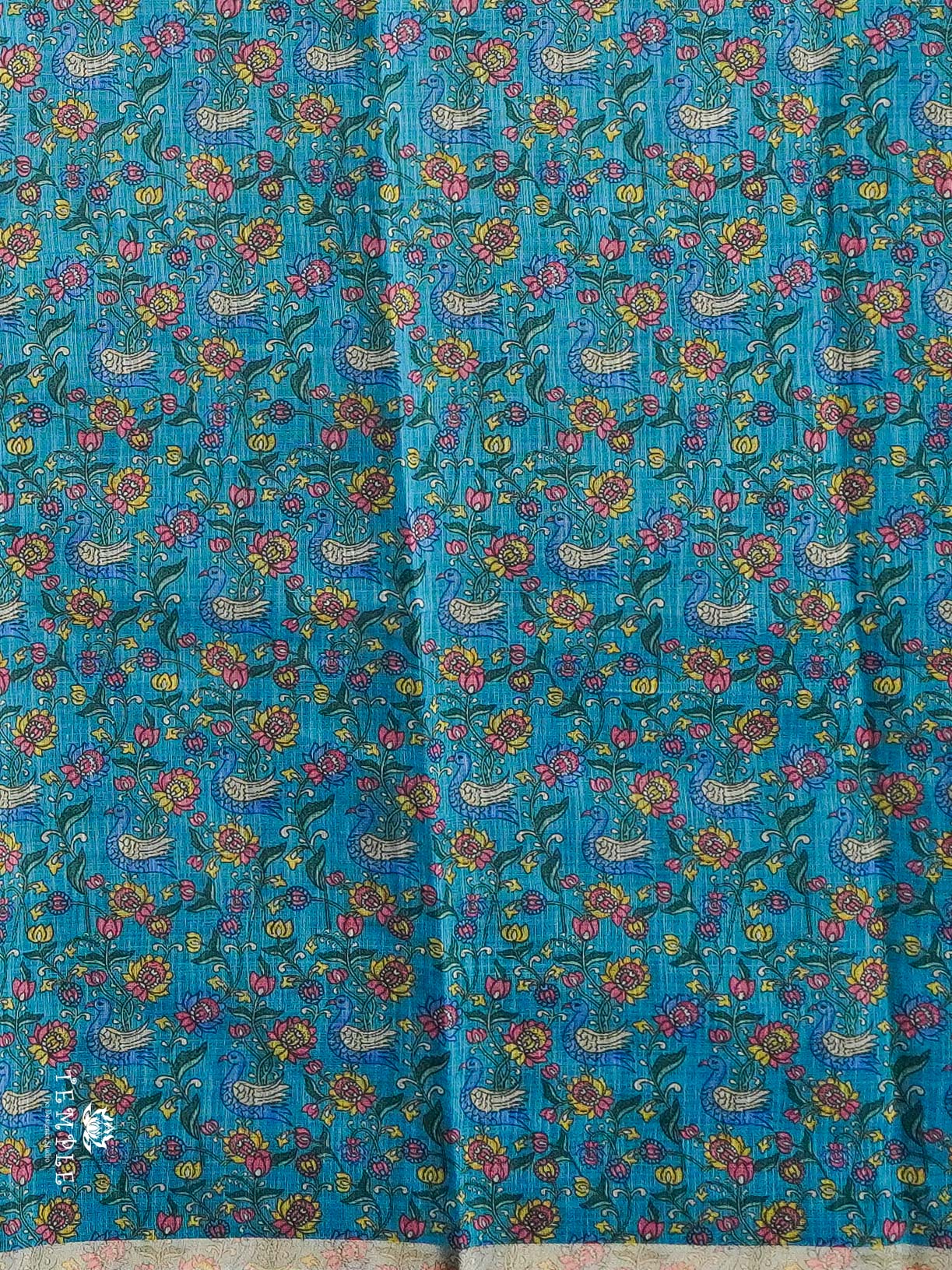 Printed Chanderi Cotton saree | TTDS2253