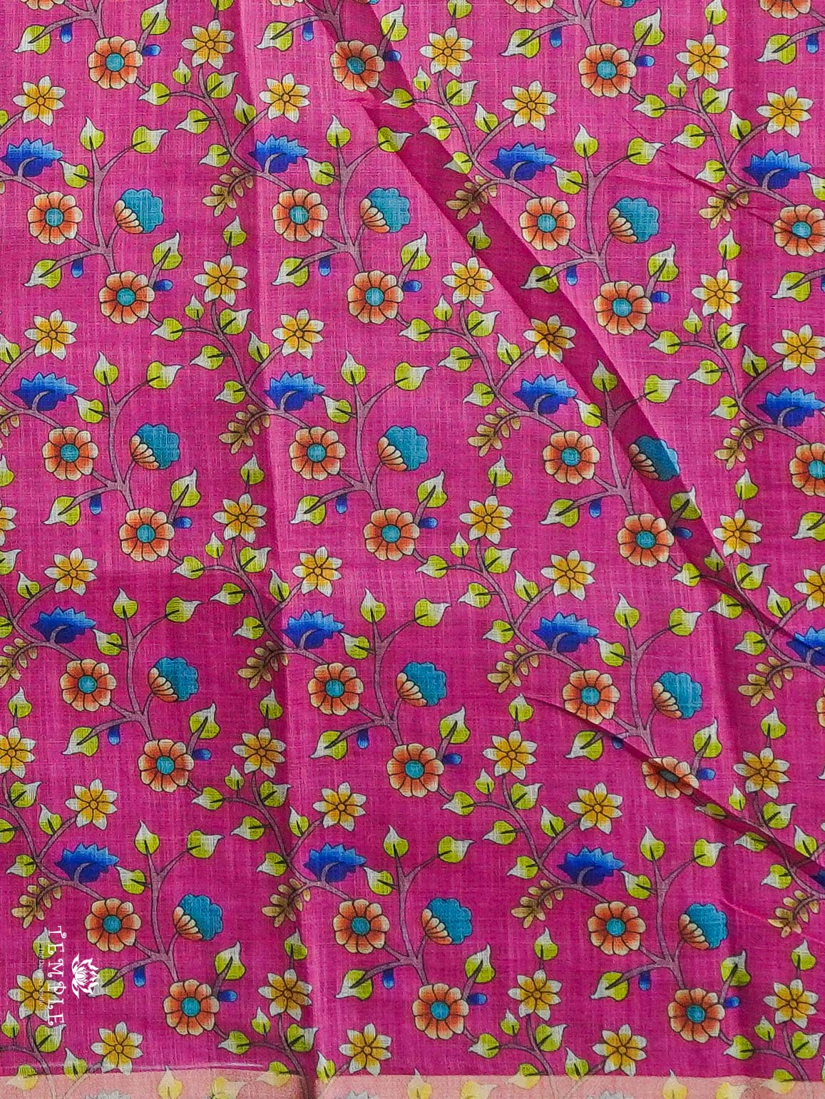 Printed Chanderi Cotton saree | TTDS2252
