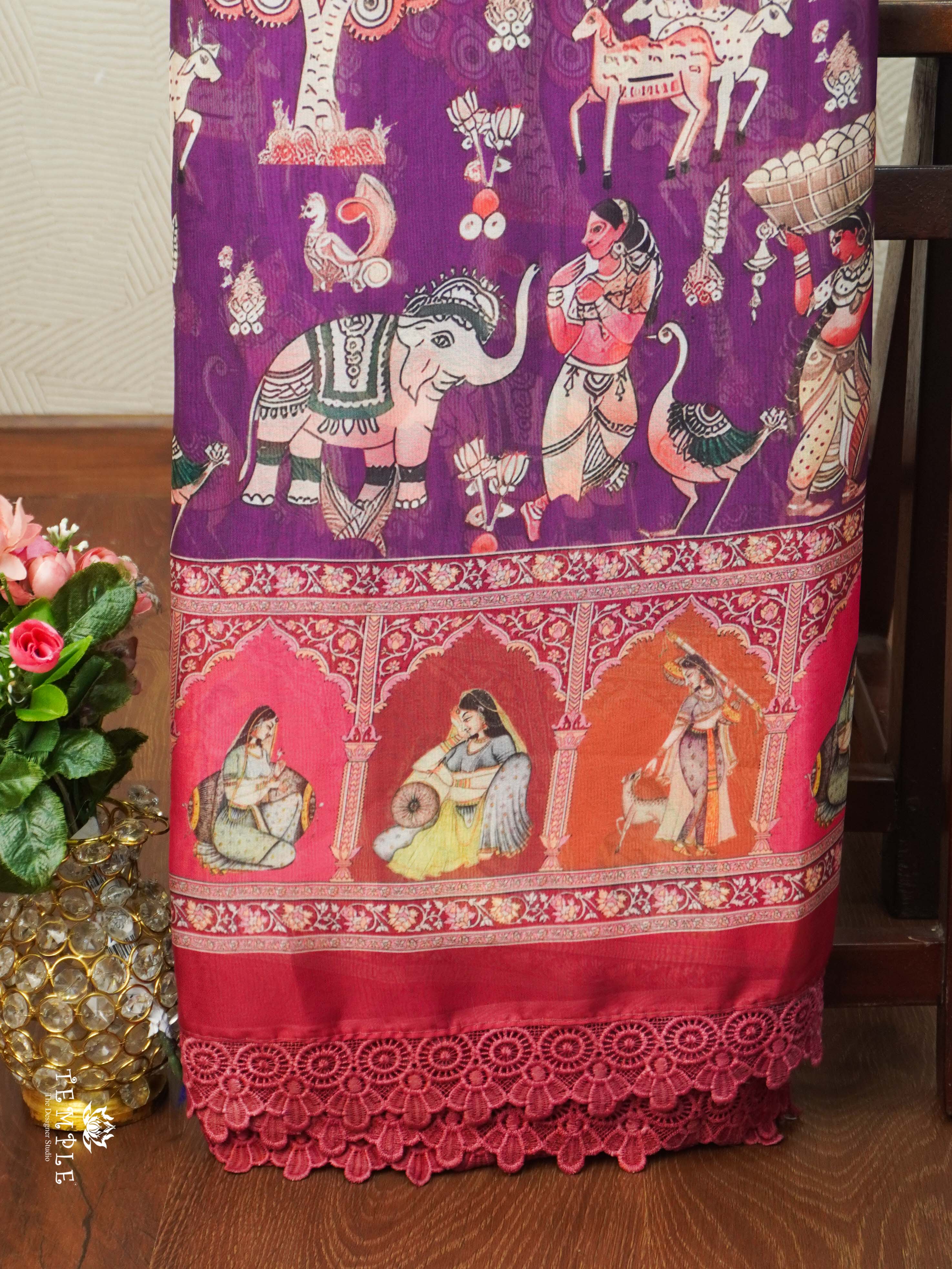 Fancy Chiffon Sarees | TTDS2185