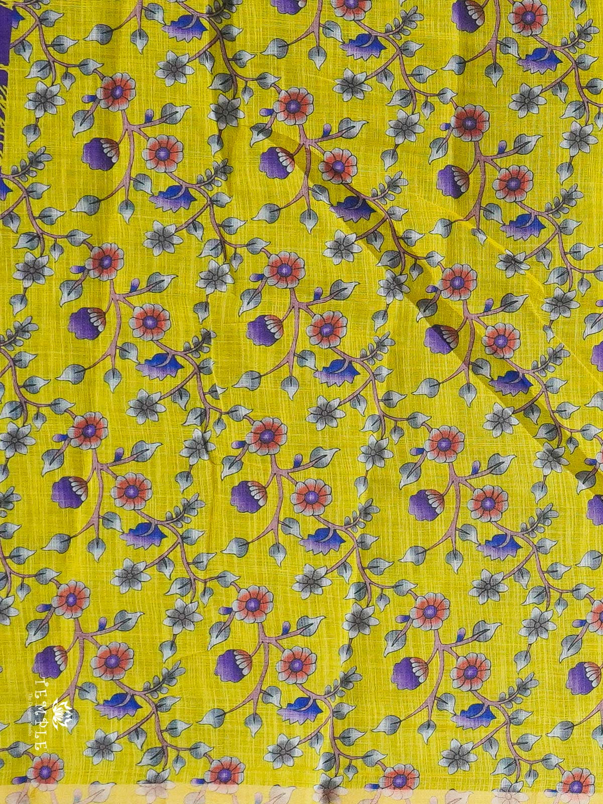 Printed Chanderi Cotton saree | TTDS2252