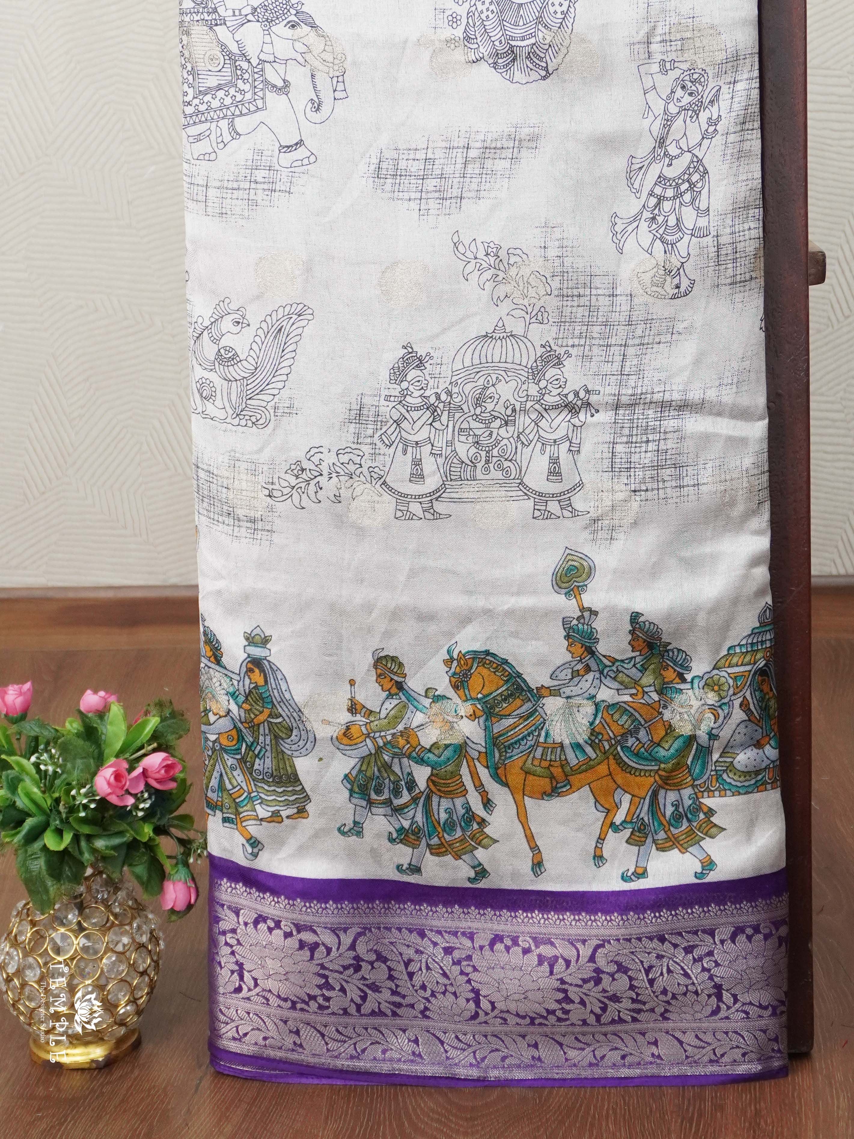 Printed Georgette Saree | TTDS2678