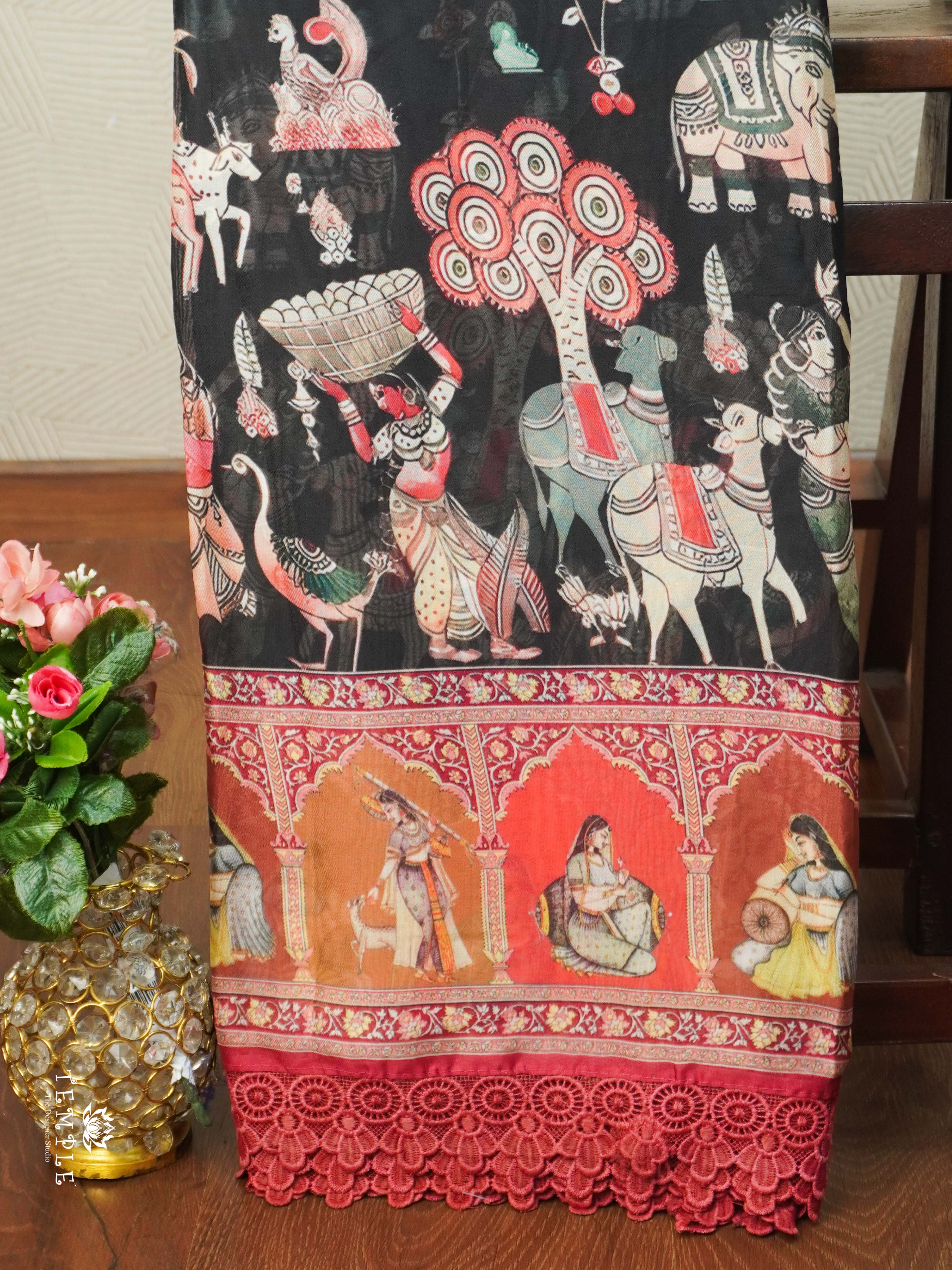 Fancy Chiffon Sarees | TTDS2185