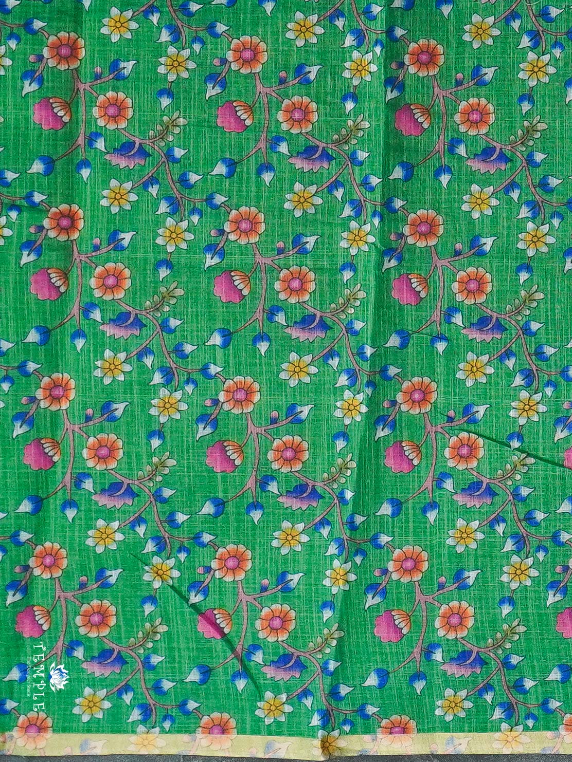Printed Chanderi Cotton saree | TTDS2252