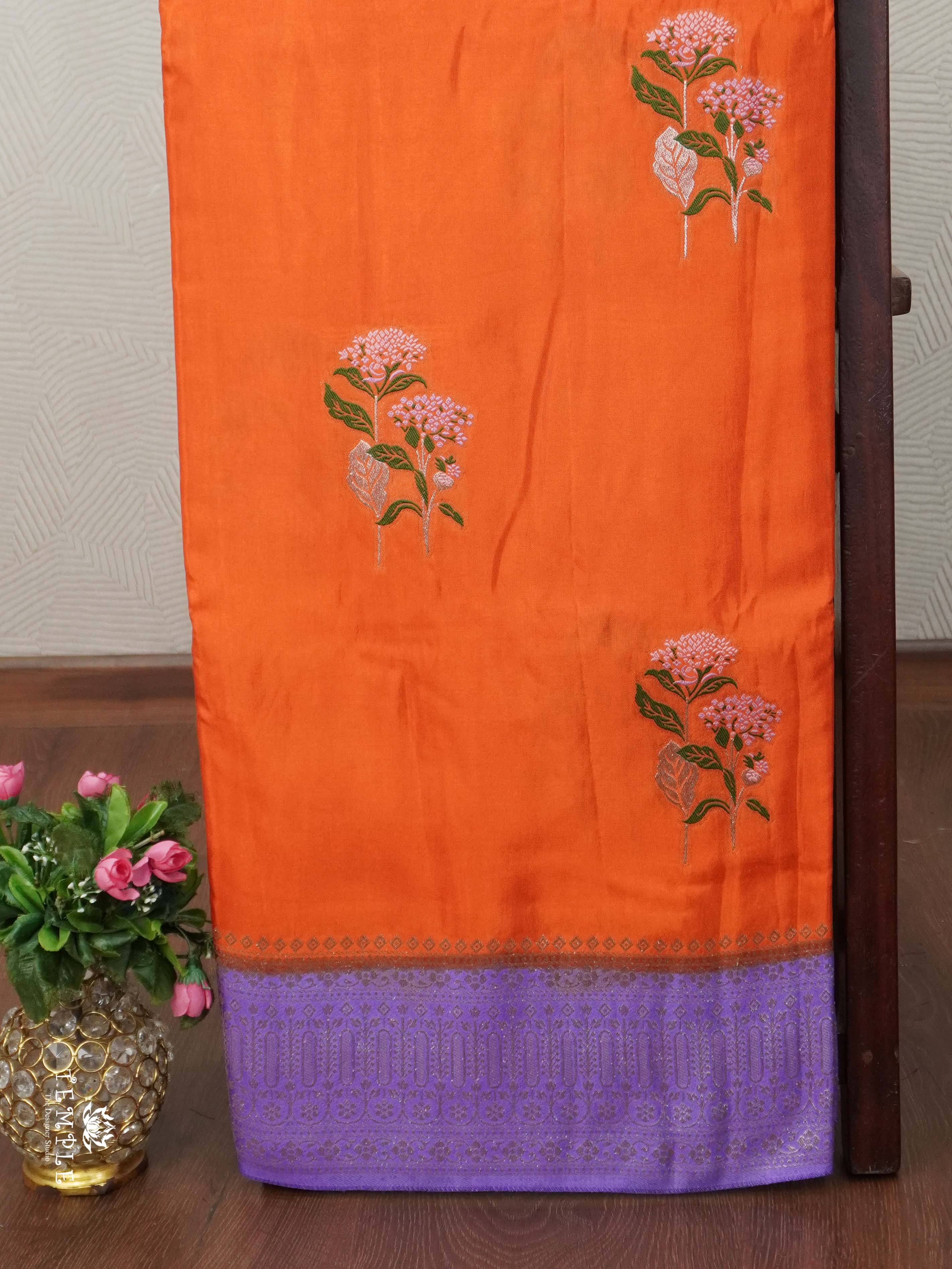 Satin Silk Saree | TTDS2681