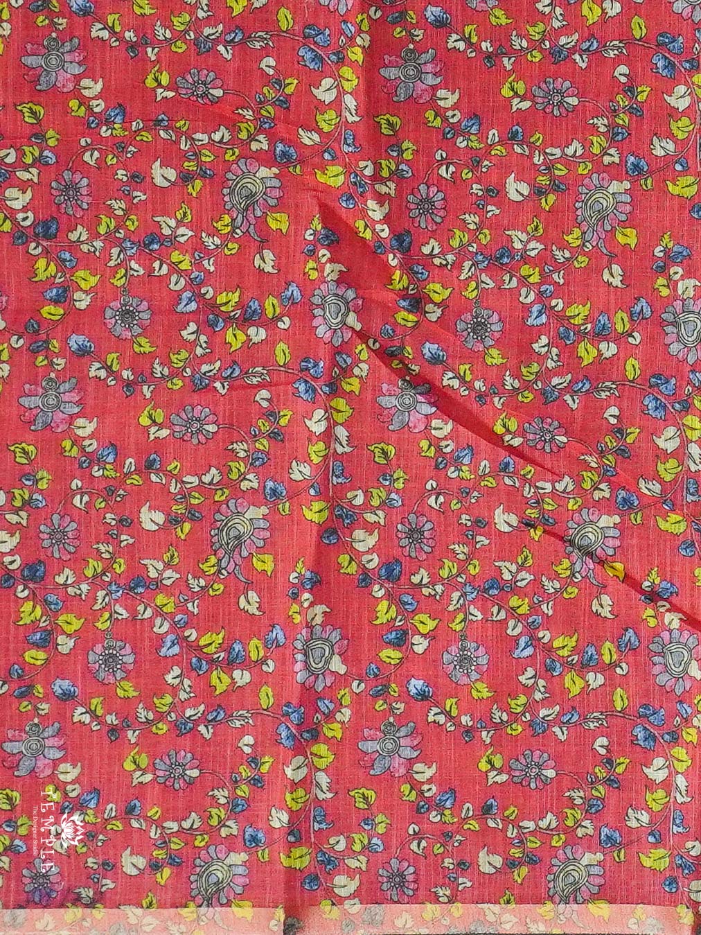 Printed Chanderi Cotton saree | TTDS2251
