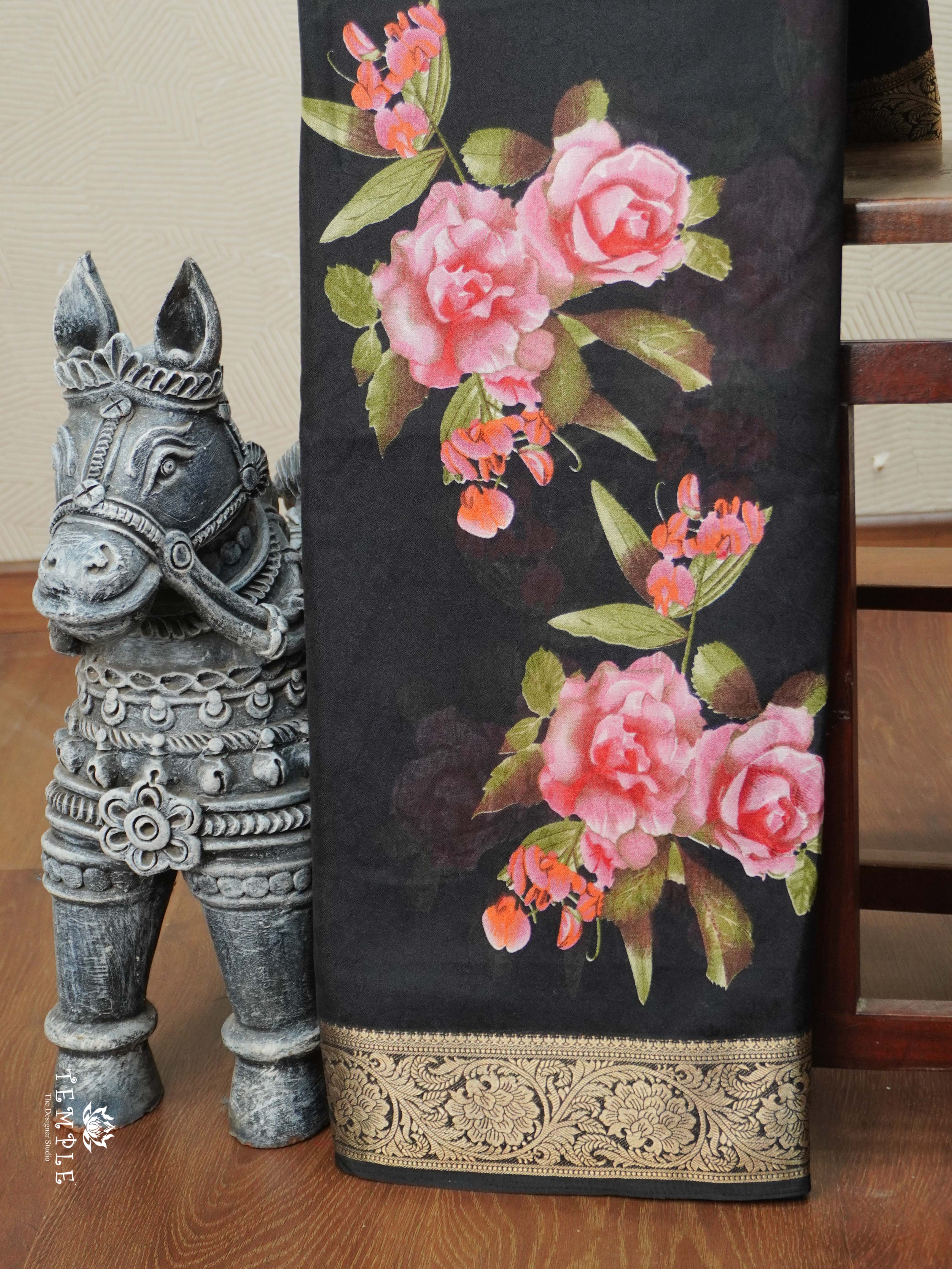 Printed Binny Silk Saree | TTDS2743