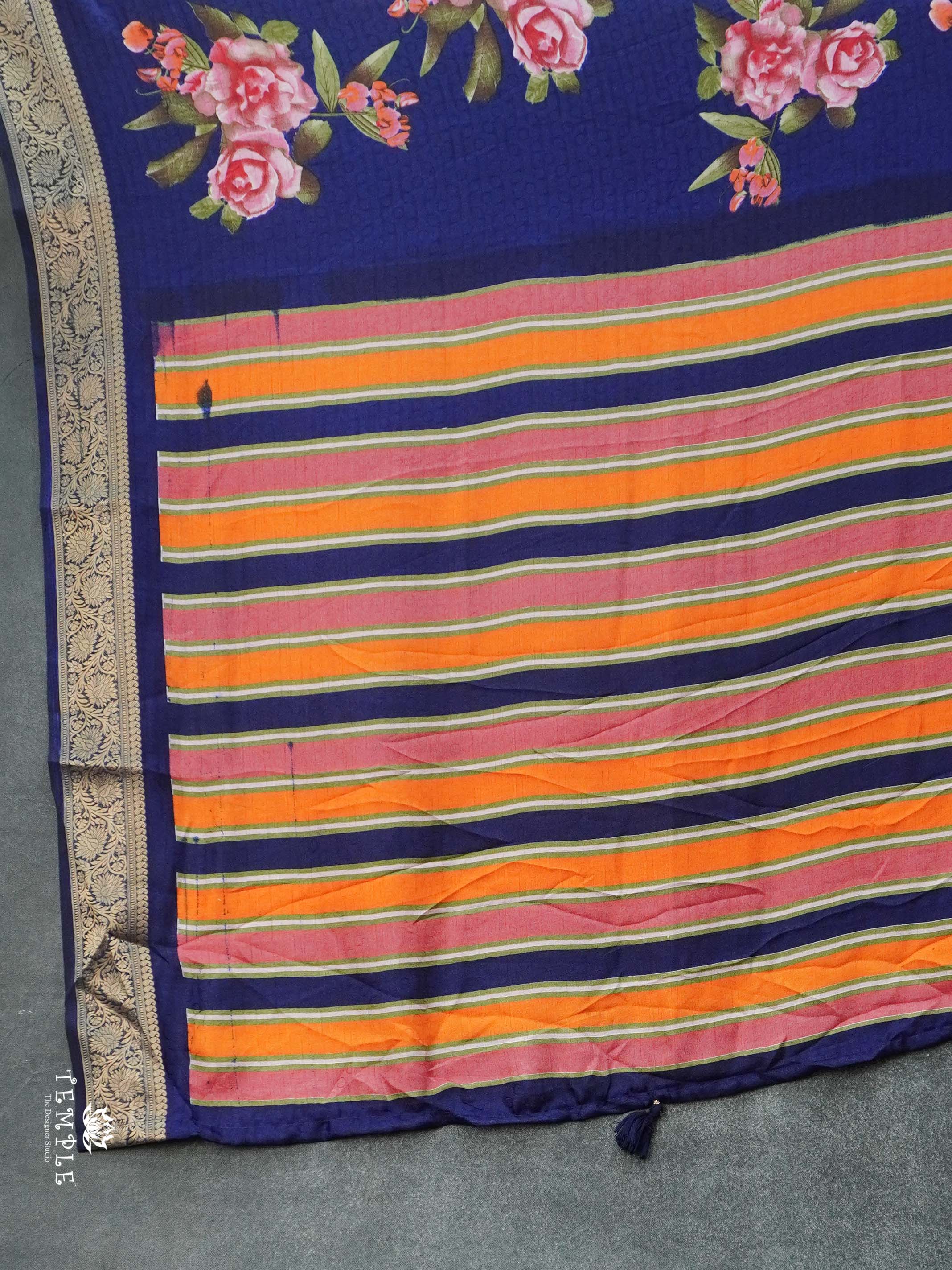 Printed Binny Silk Saree | TTDS2743