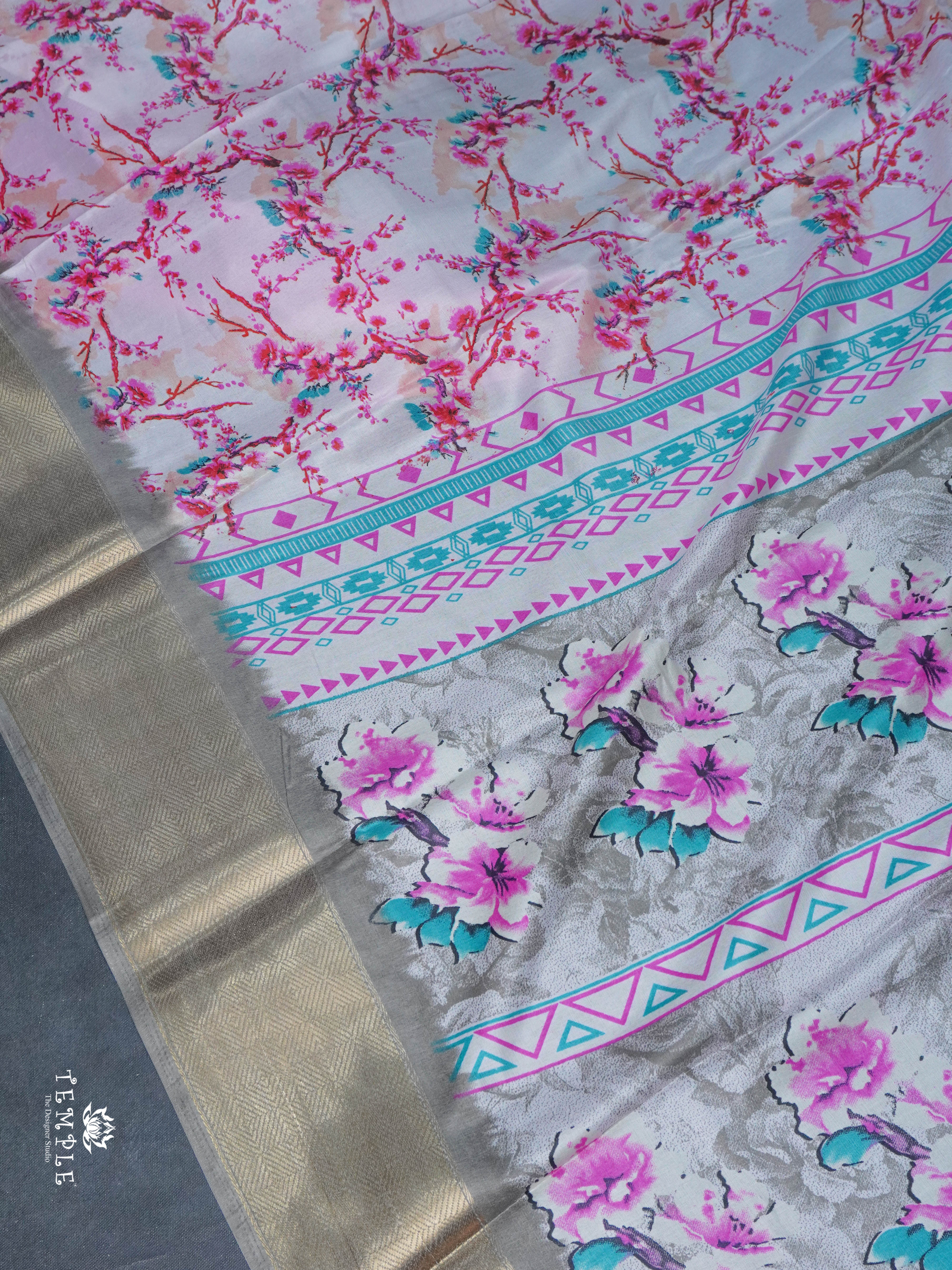 Printed Dola Saree | TTDS1713