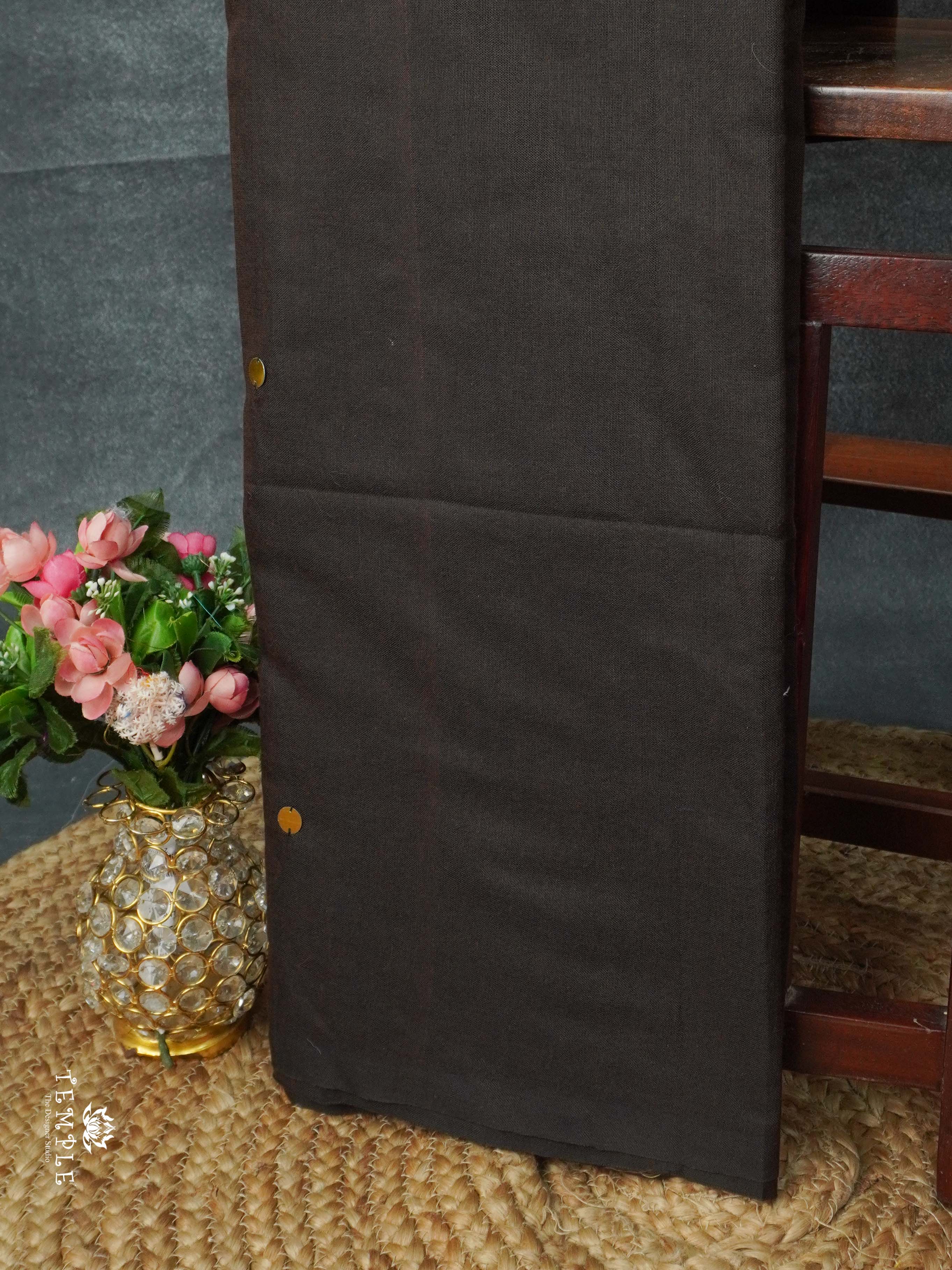 Mul Cotton Saree With Tikki Work | TTDS2177