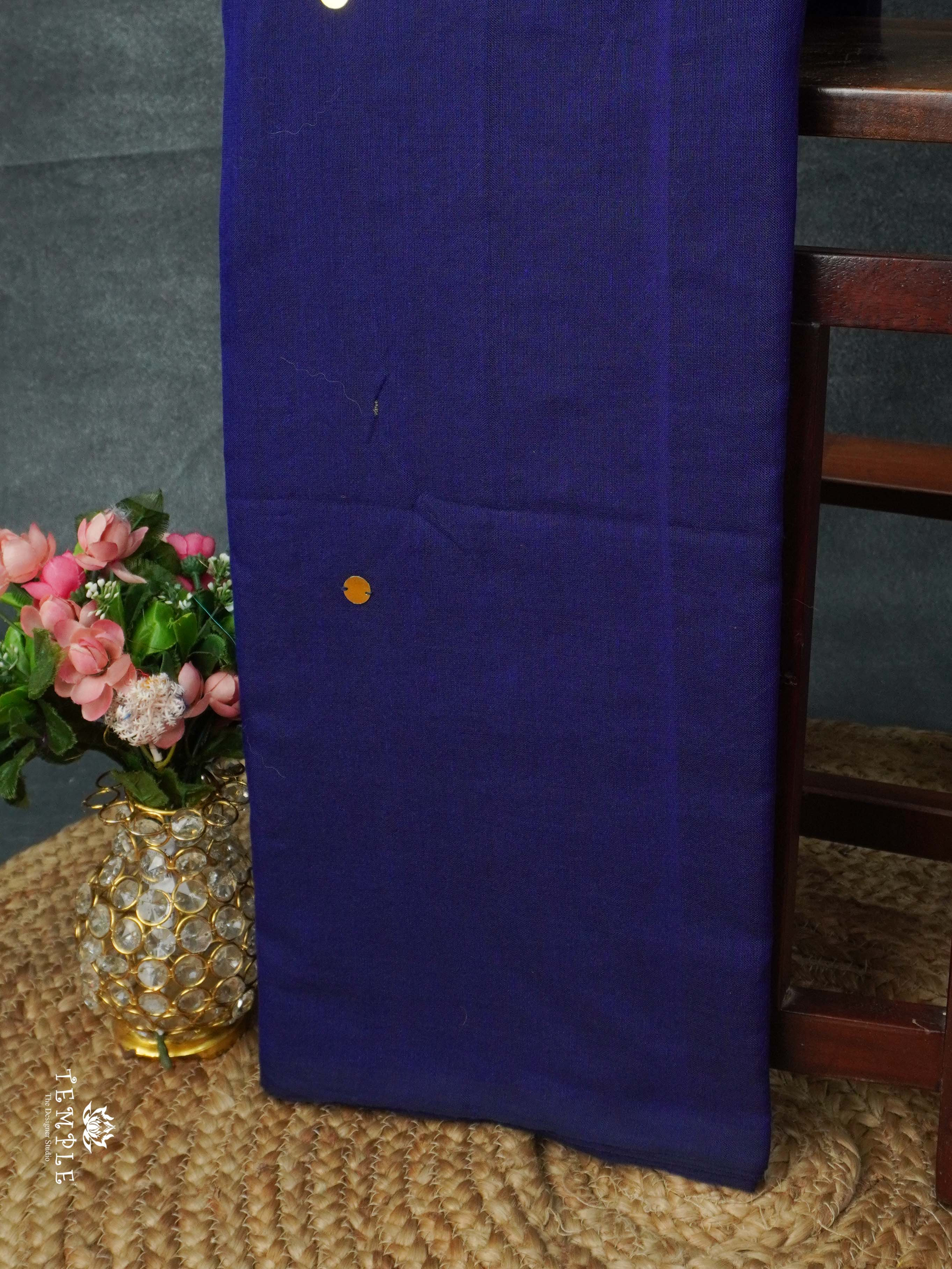 Mul Cotton Saree With Tikki Work | TTDS2177