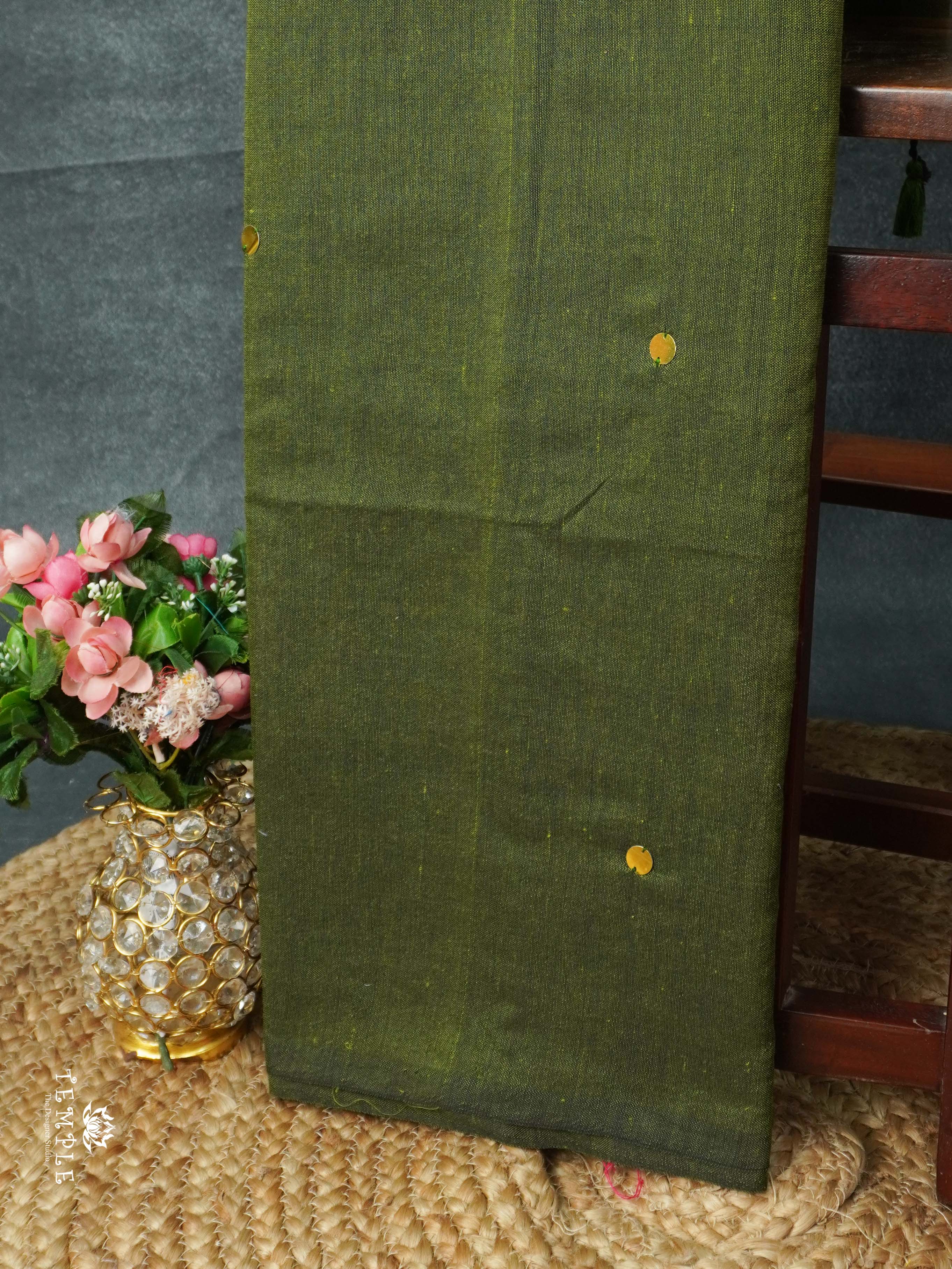 Mul Cotton Saree With Tikki Work | TTDS2177