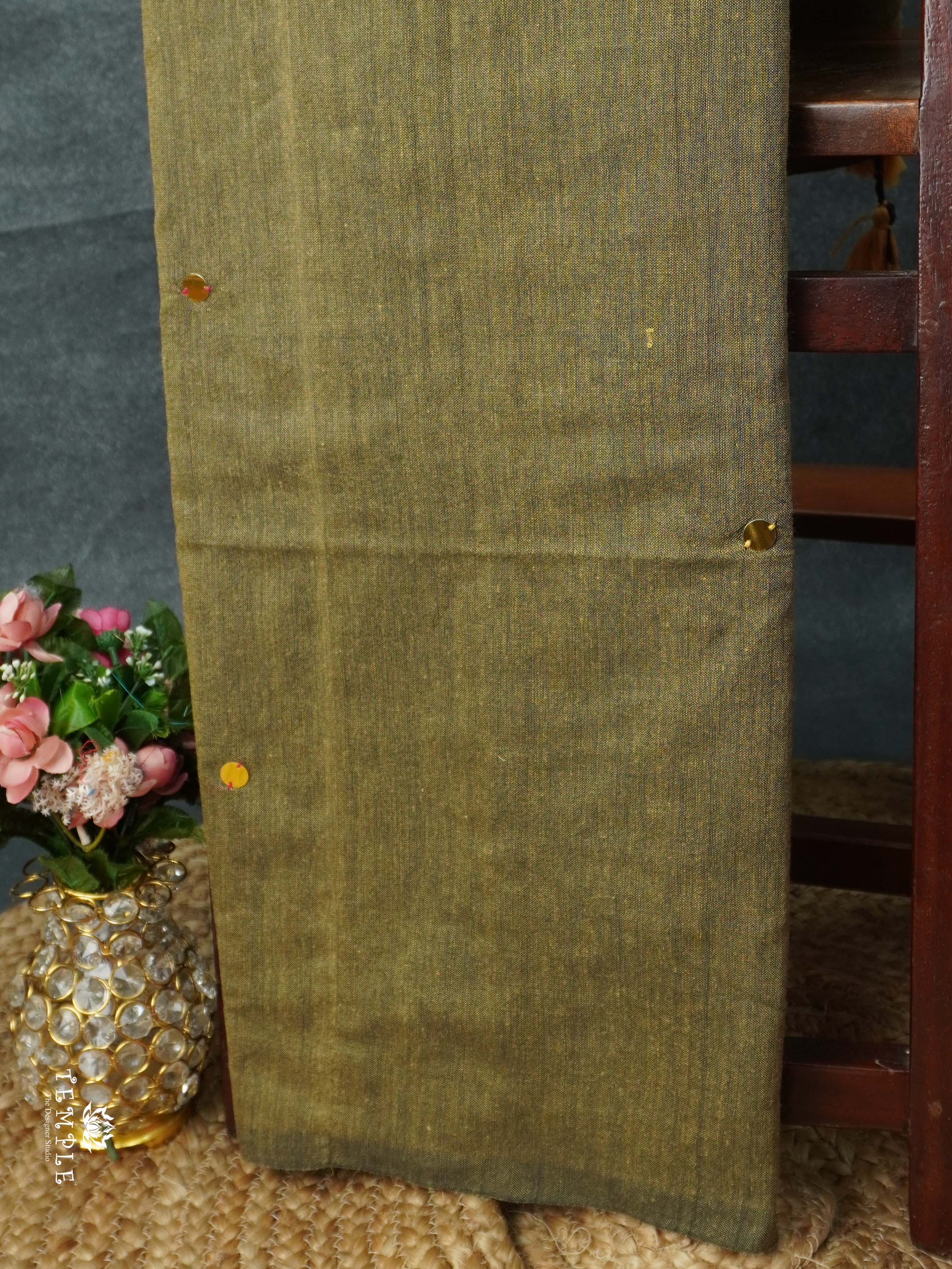 Mul Cotton Saree With Tikki Work | TTDS2177