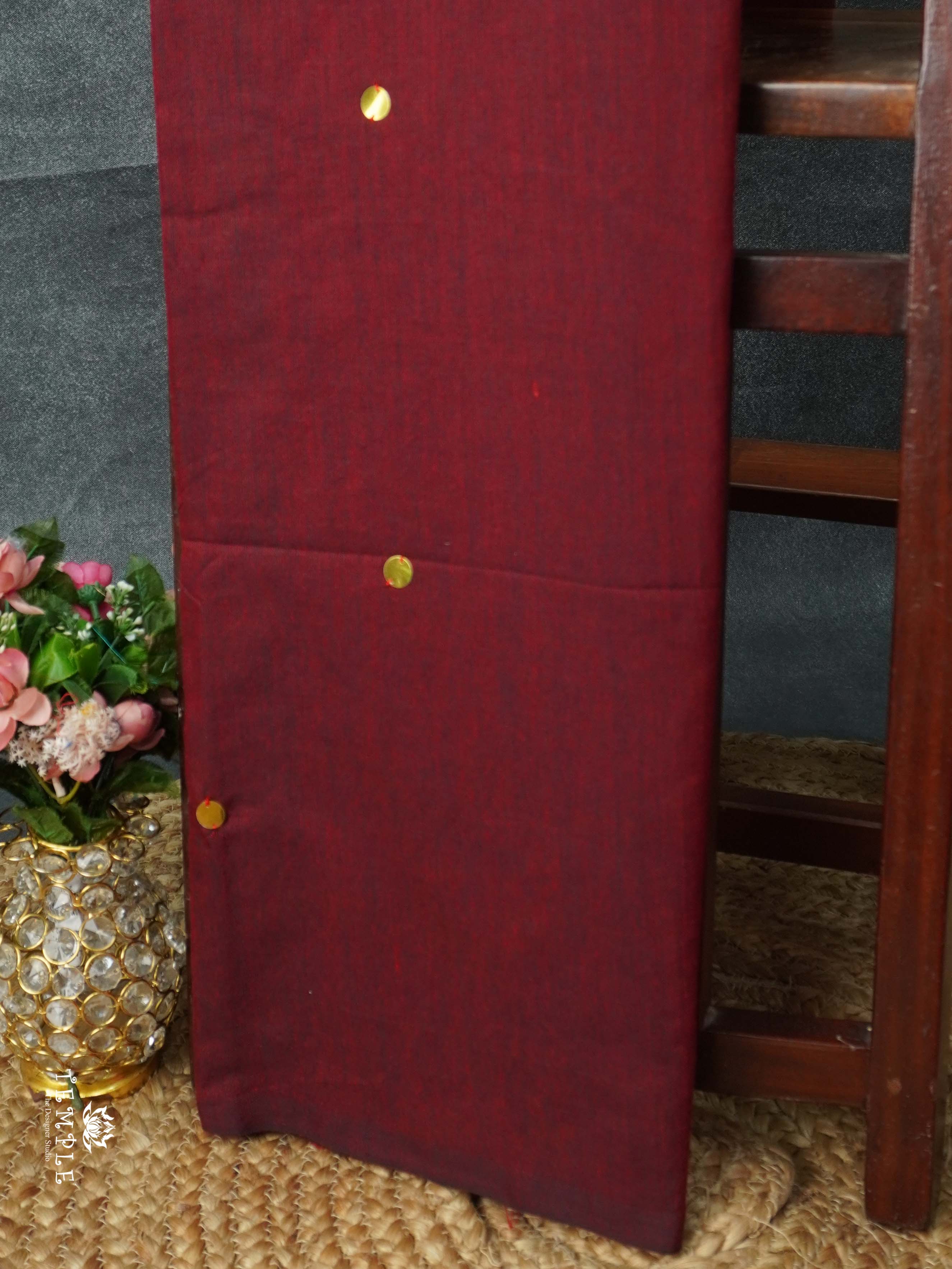 Mul Cotton Saree With Tikki Work | TTDS2177
