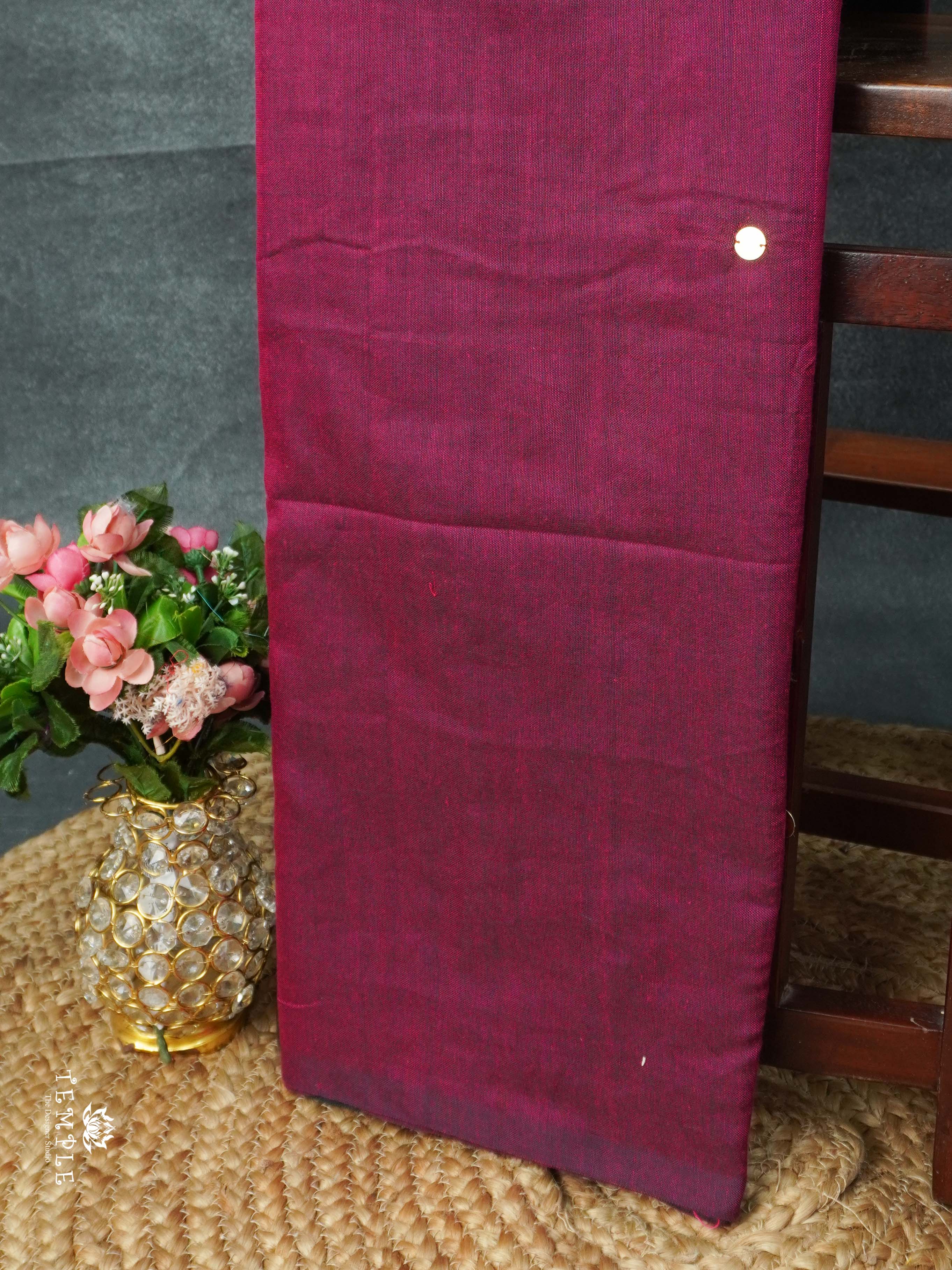 Mul Cotton Saree With Tikki Work | TTDS2177