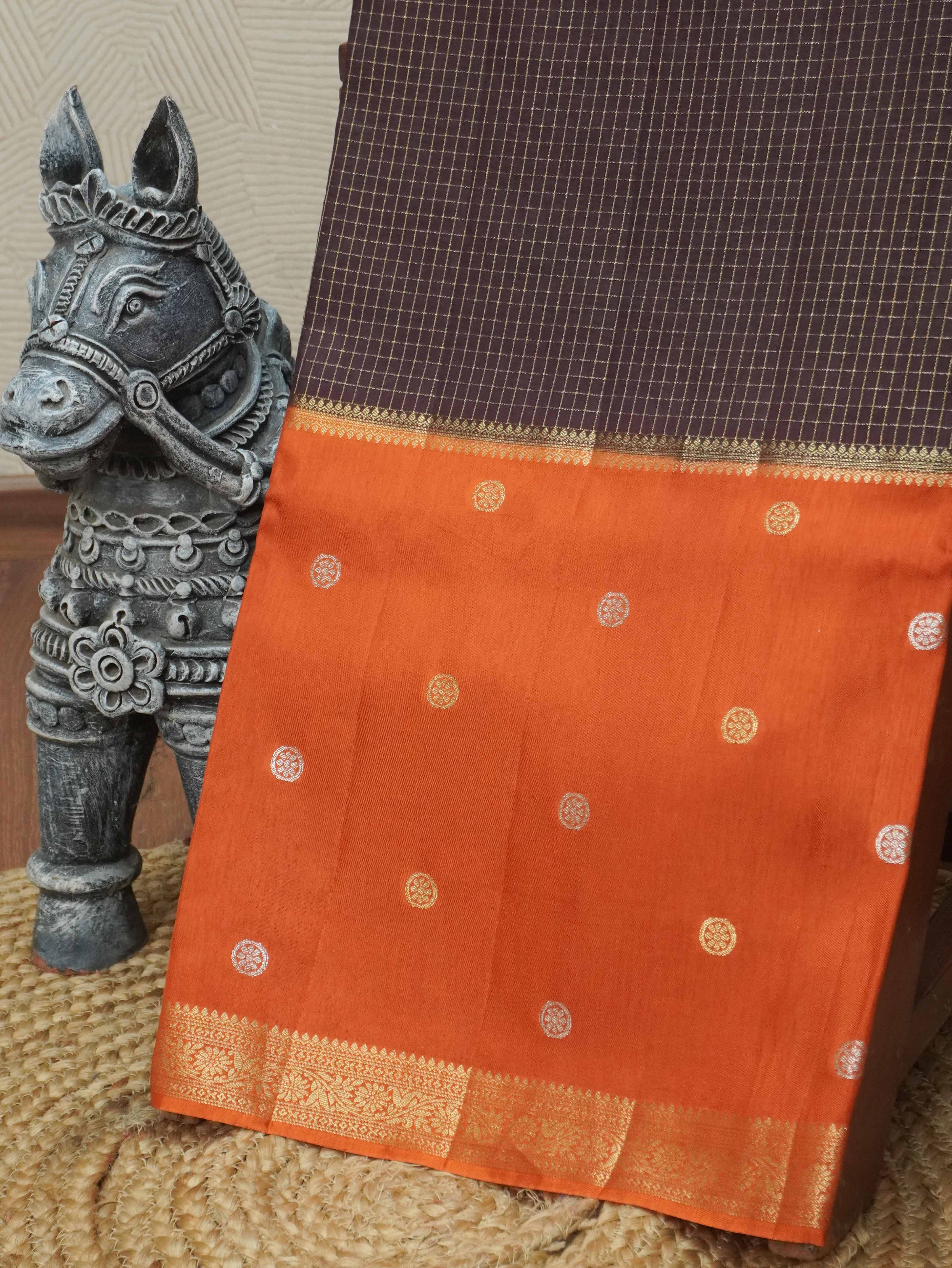 Semi Mysore Silk Saree(1) | TTDS2783