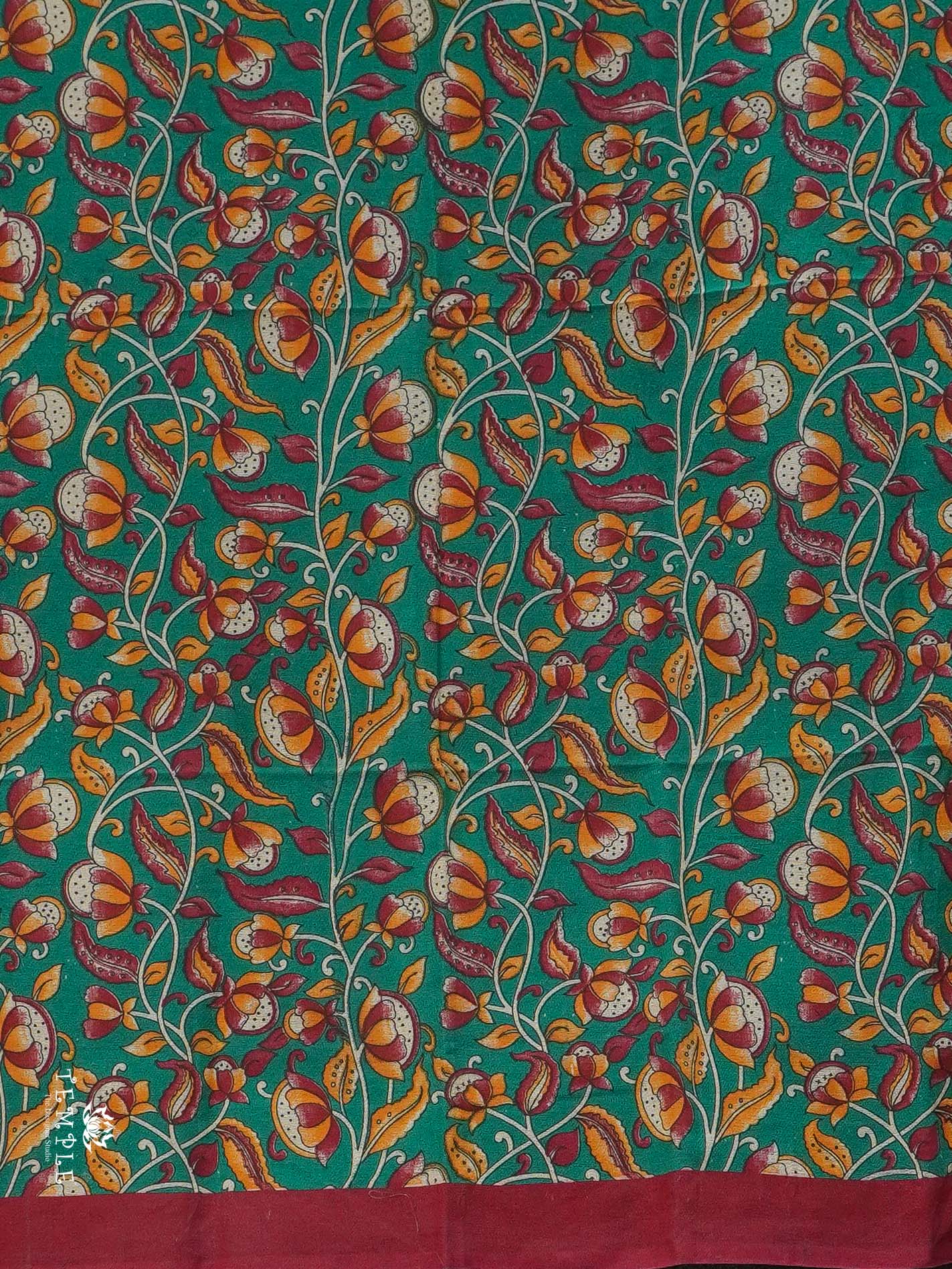 Mul Cotton Saree with printed Blouse | TTDS2255