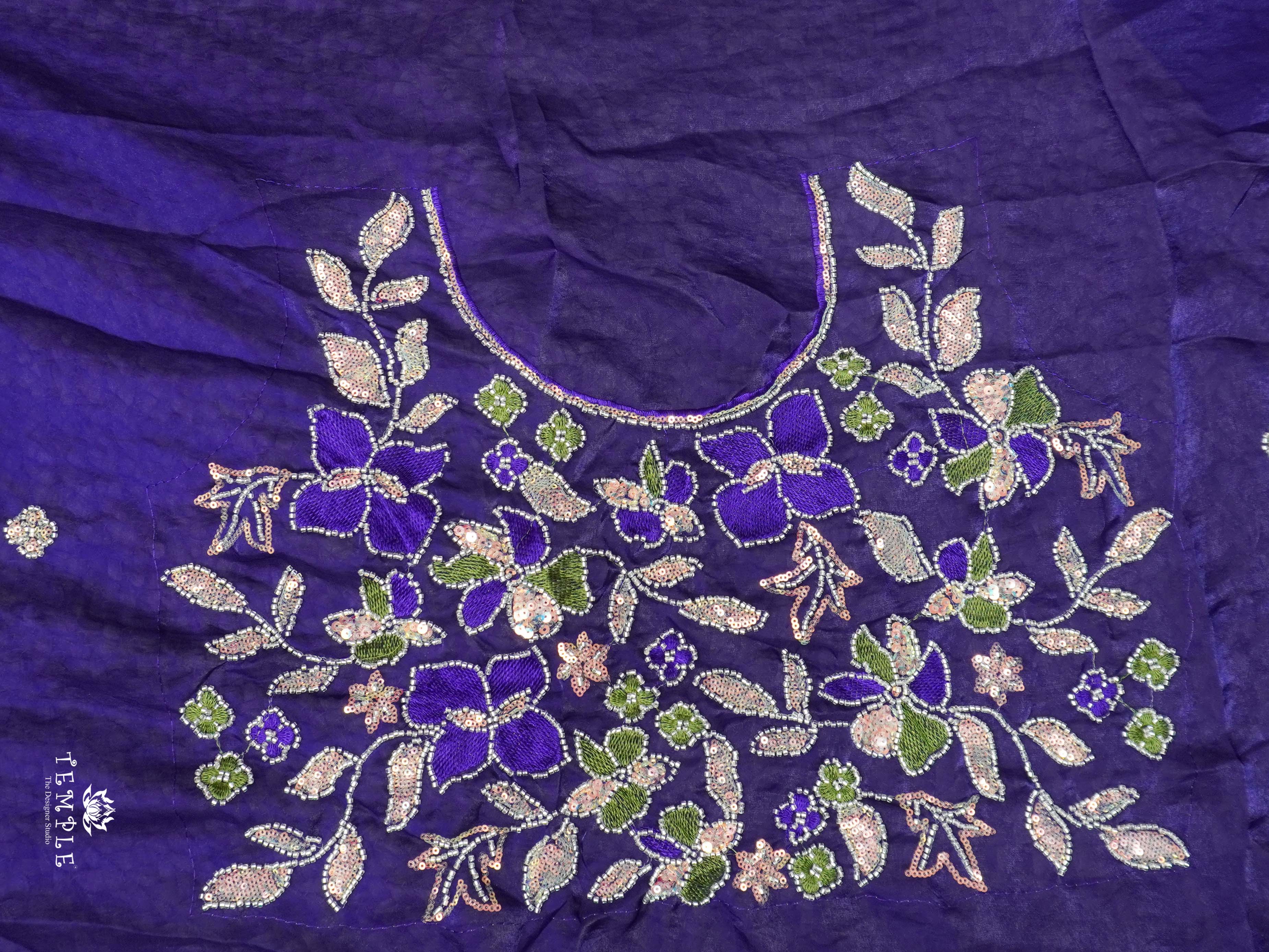 Designer Saree With Embroidery Blouse | TTDS2236
