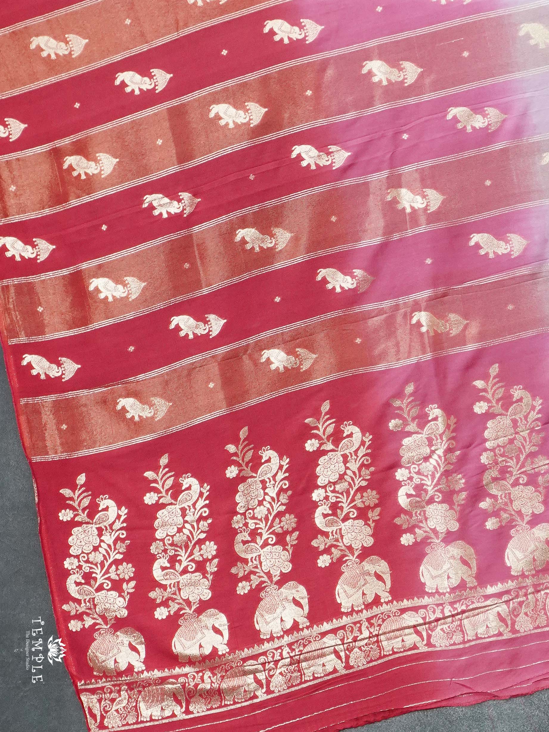 Viscose Georgette Saree | TTDS2674