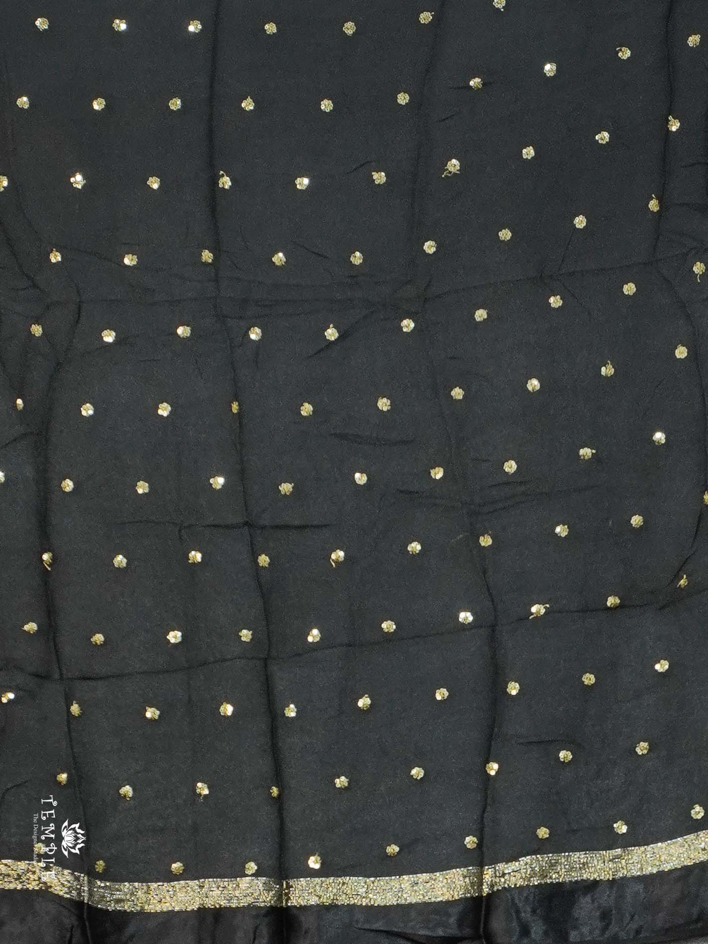 Georgette Saree With Tikki Work | TTDS2261