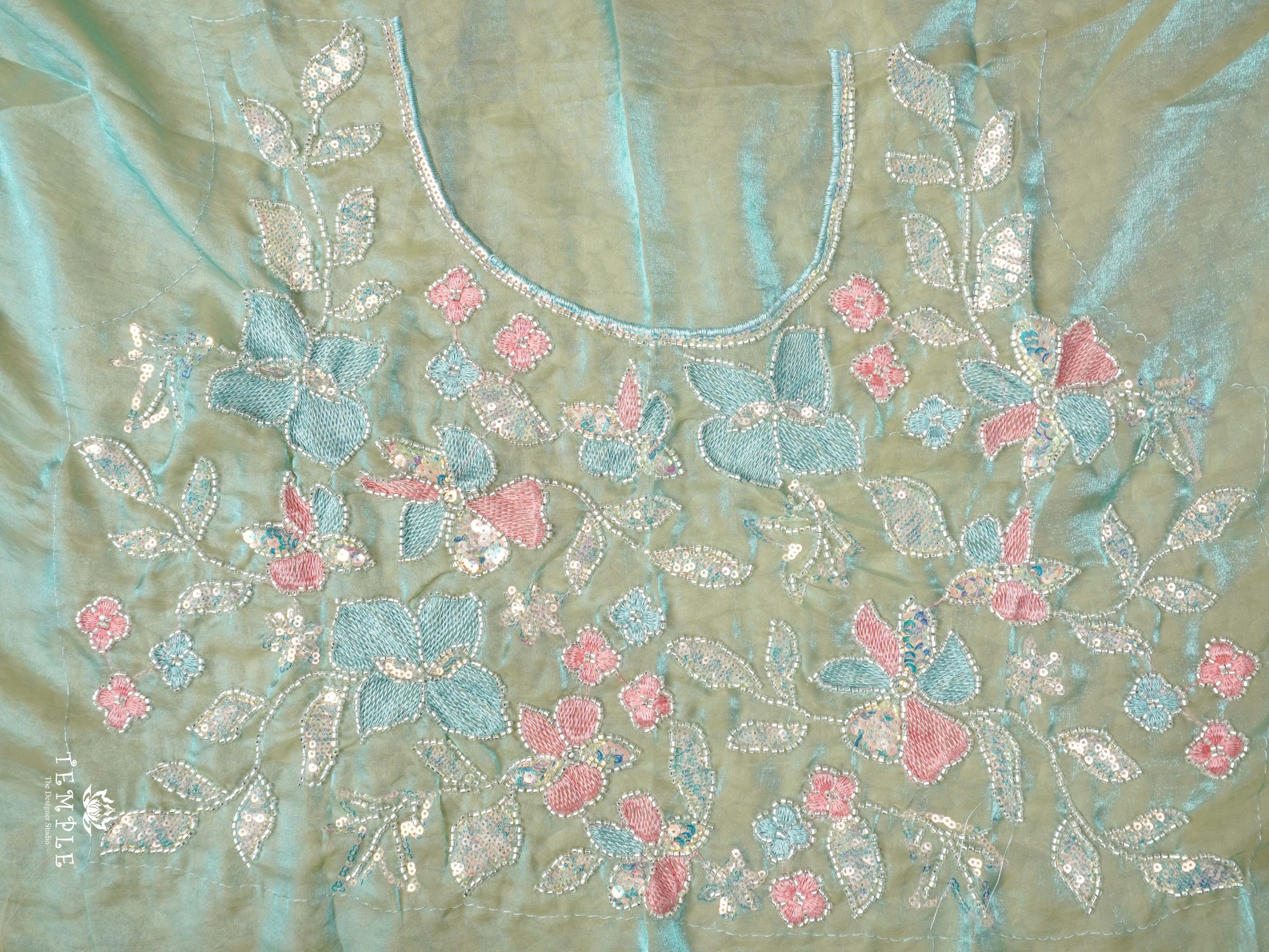 Designer Saree With Embroidery Blouse | TTDS2236