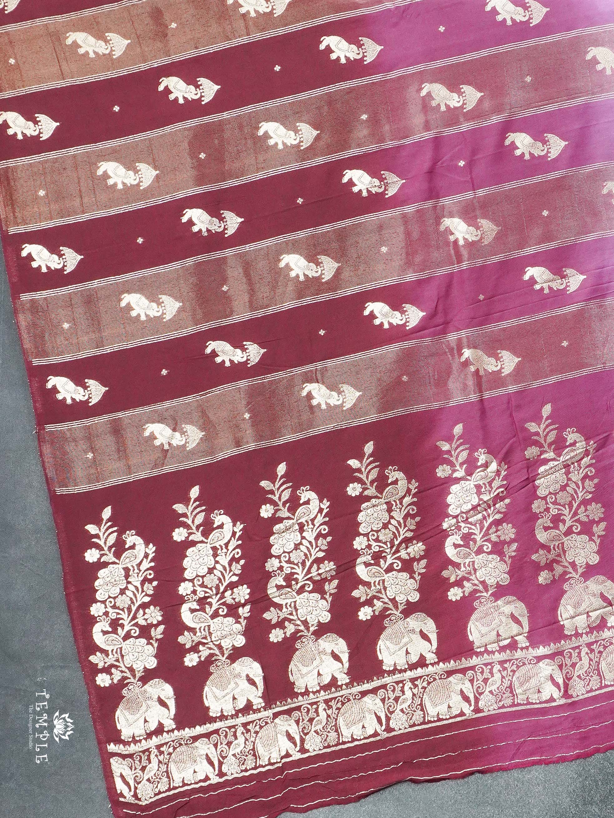 Viscose Georgette Saree | TTDS2674