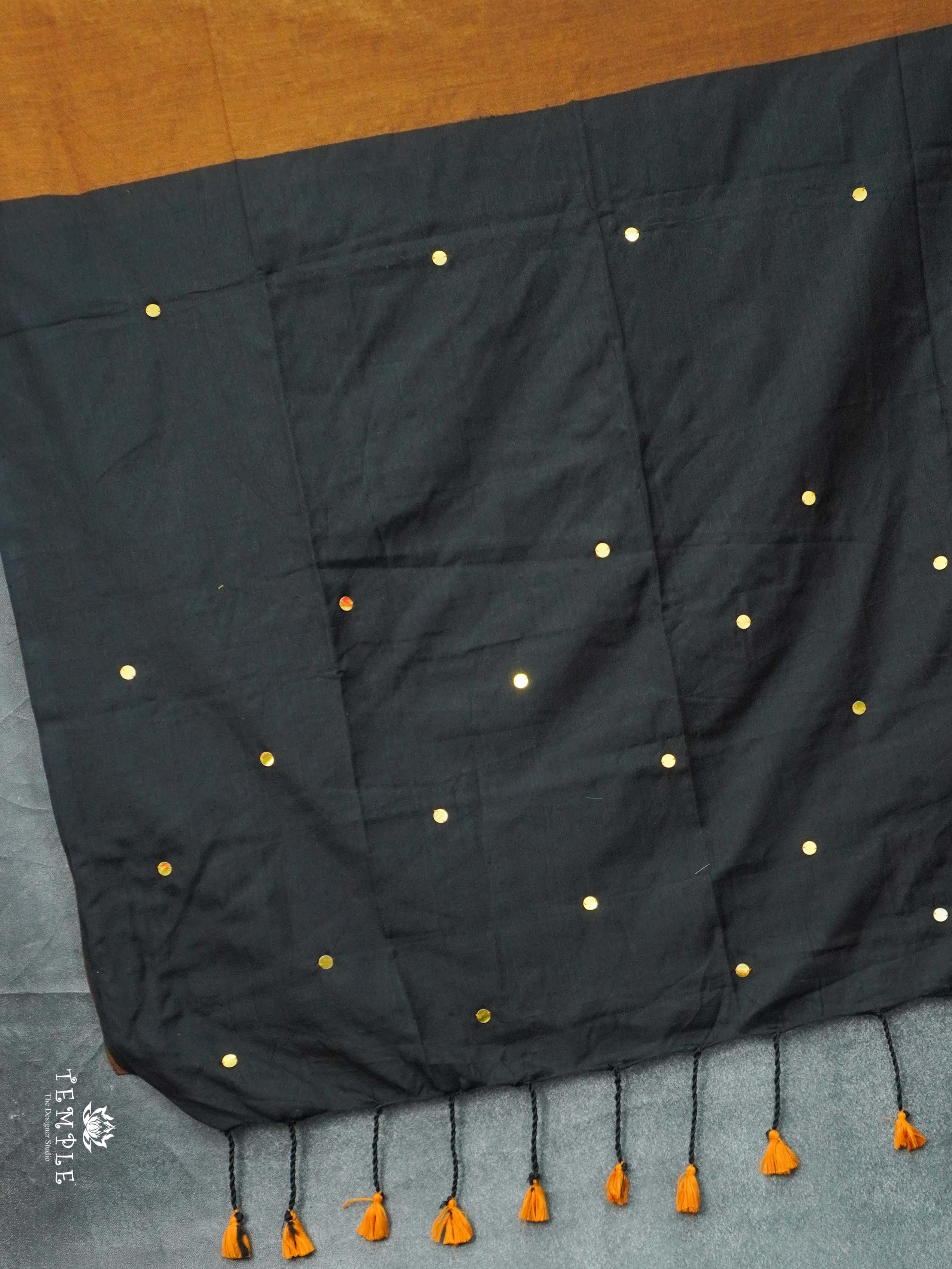 Mul Cotton Saree With Tikki Work | TTDS2177
