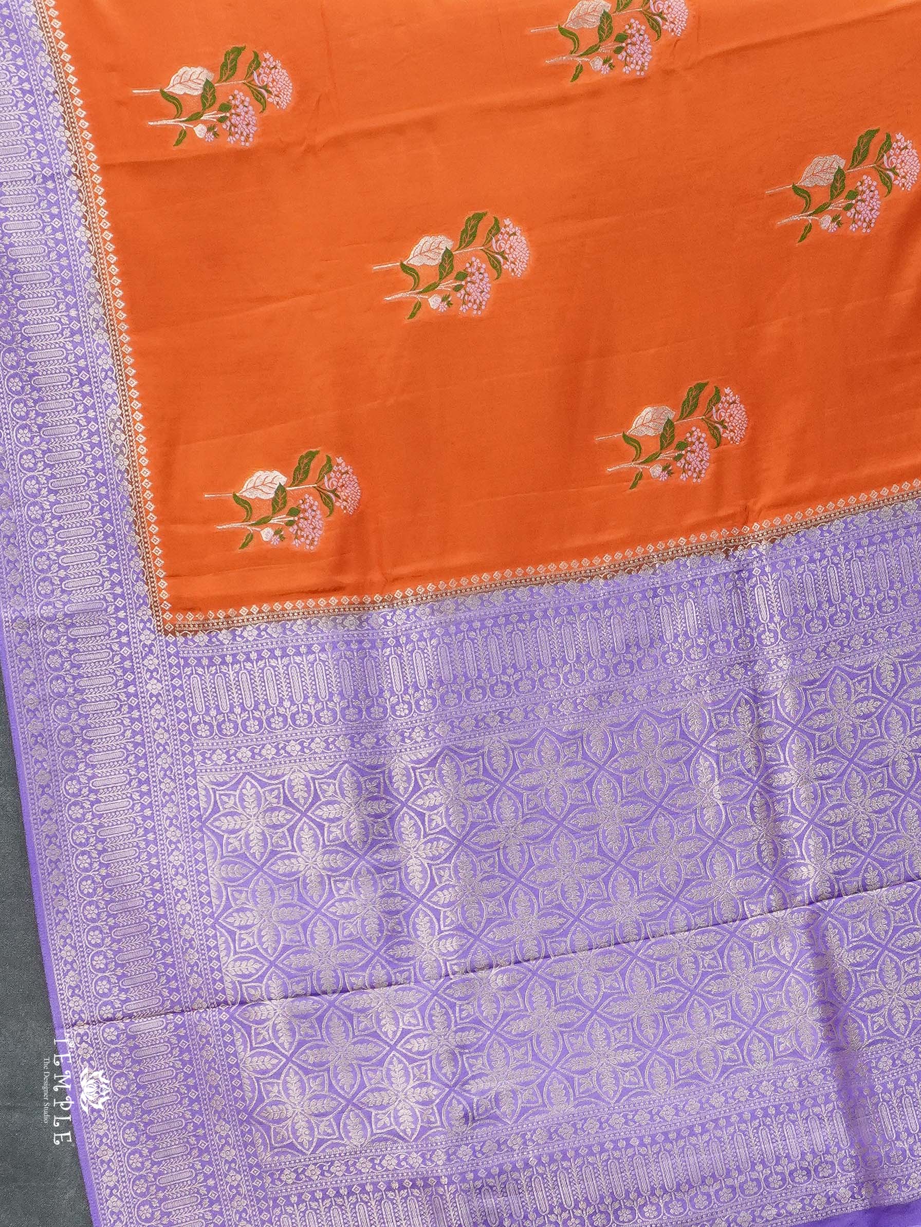 Satin Silk Saree | TTDS2681