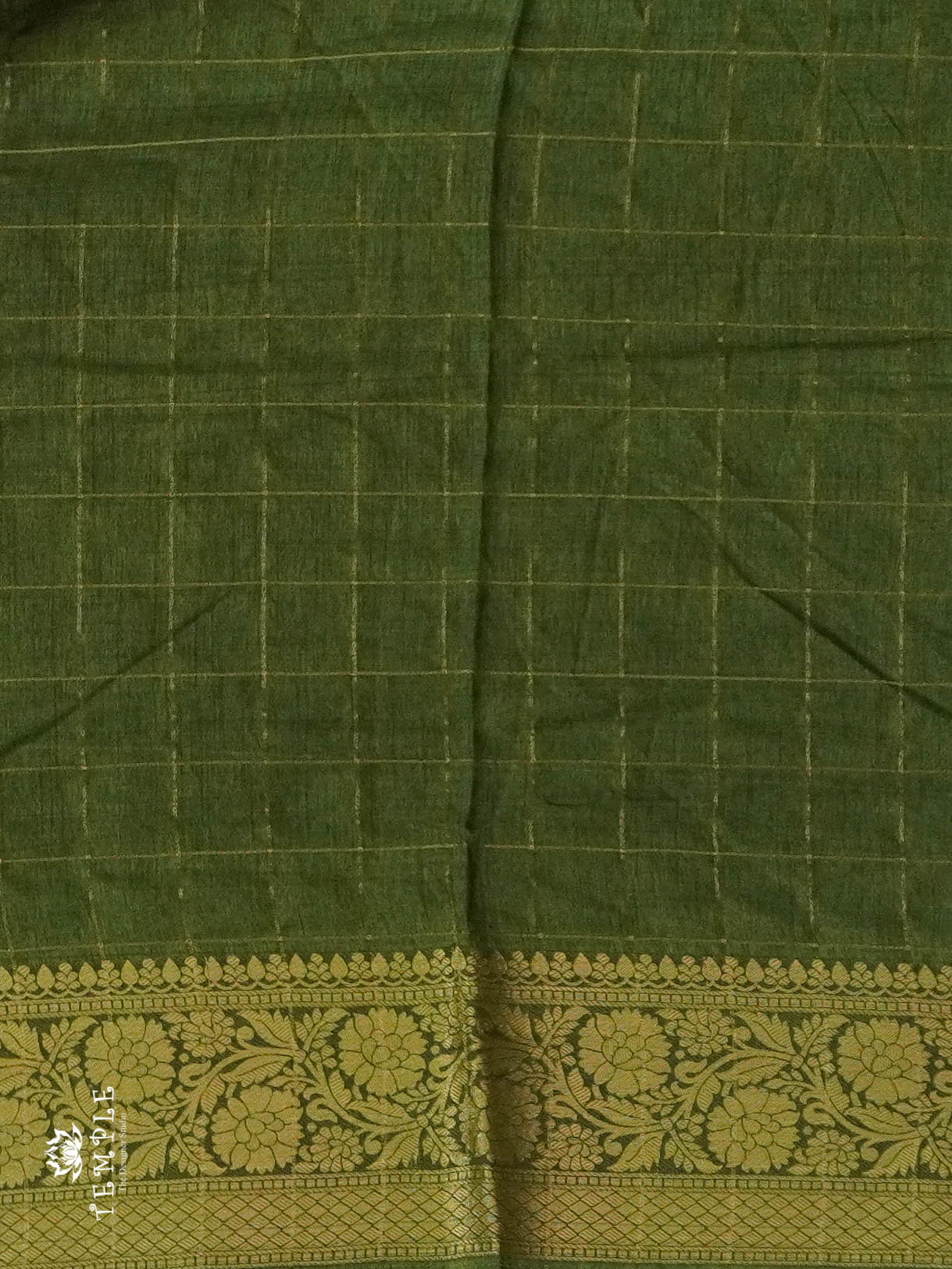 Art Silk saree(Leaf Green) | TTDS1292 | Sparkling Deals