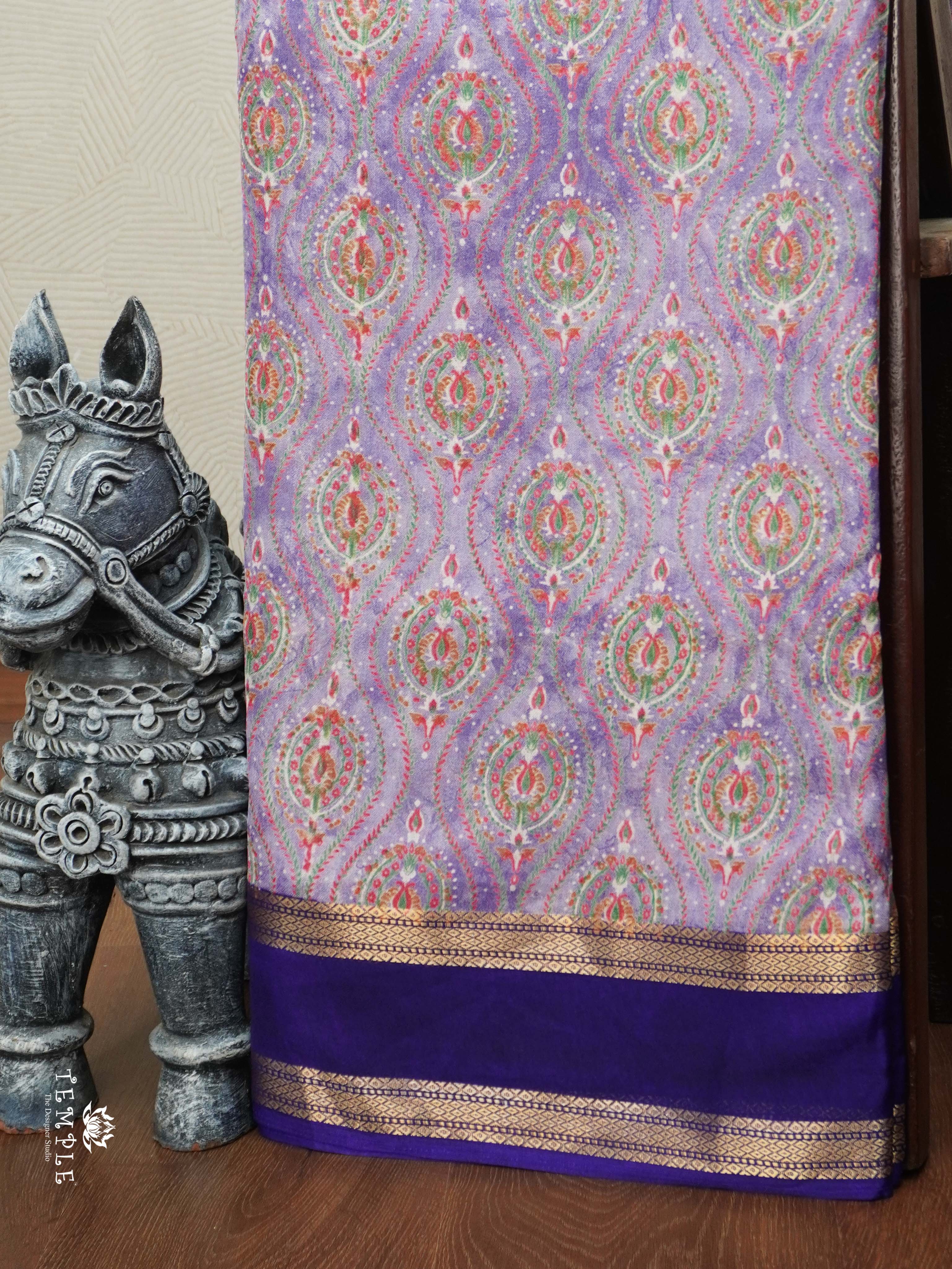 Printed Georgette Saree | TTDS2764