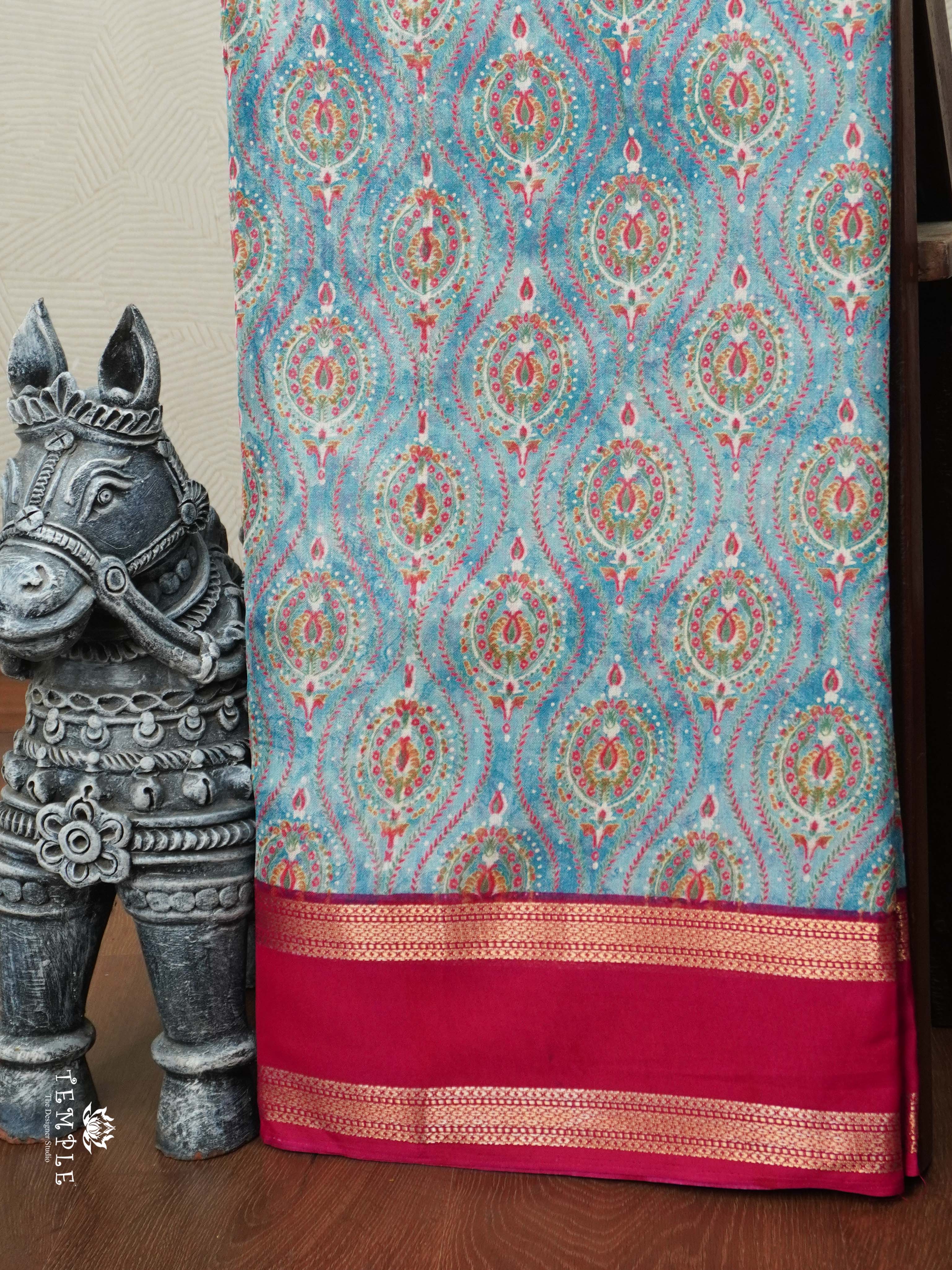 Printed Georgette Saree | TTDS2764