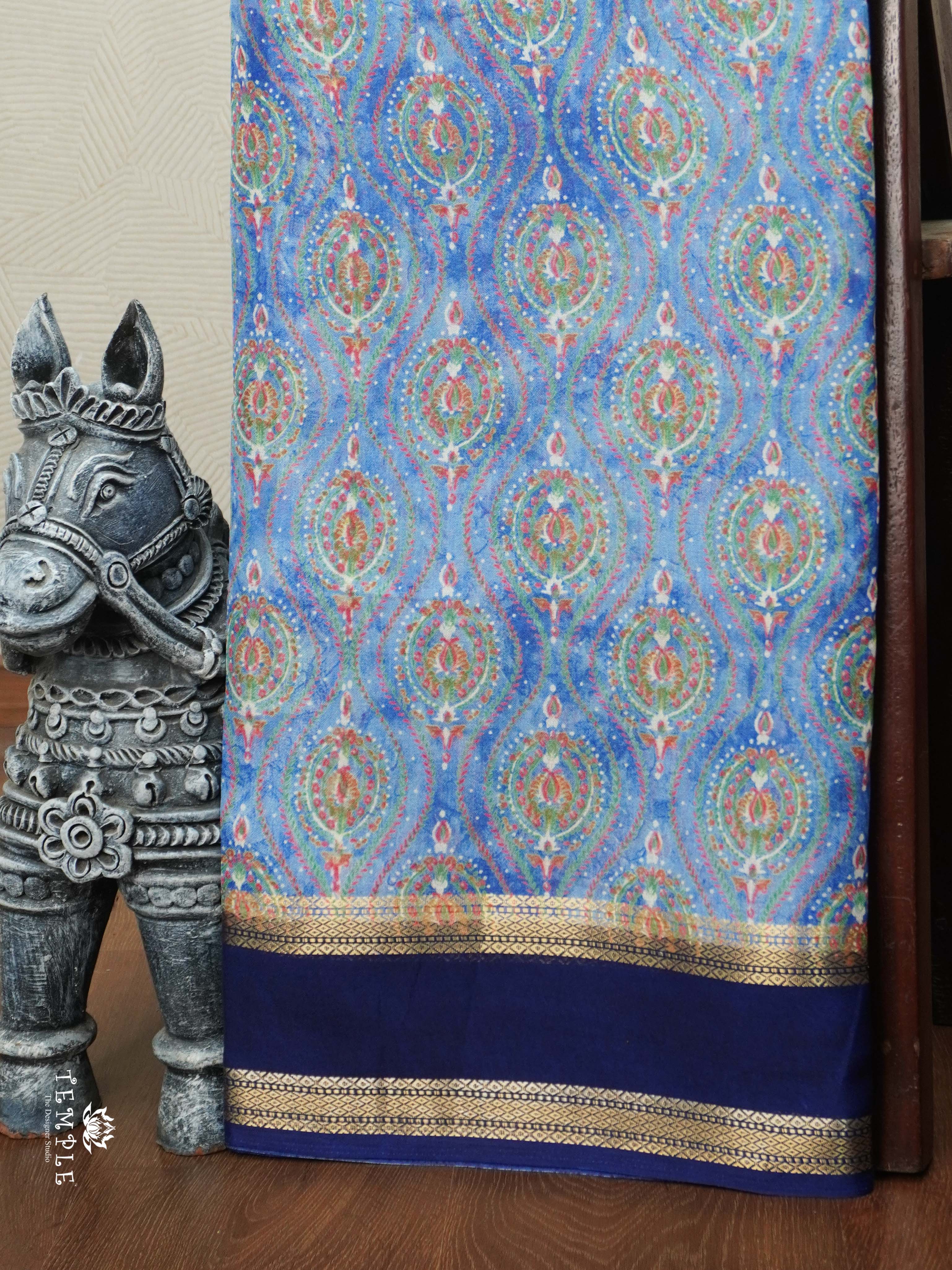 Printed Georgette Saree | TTDS2764