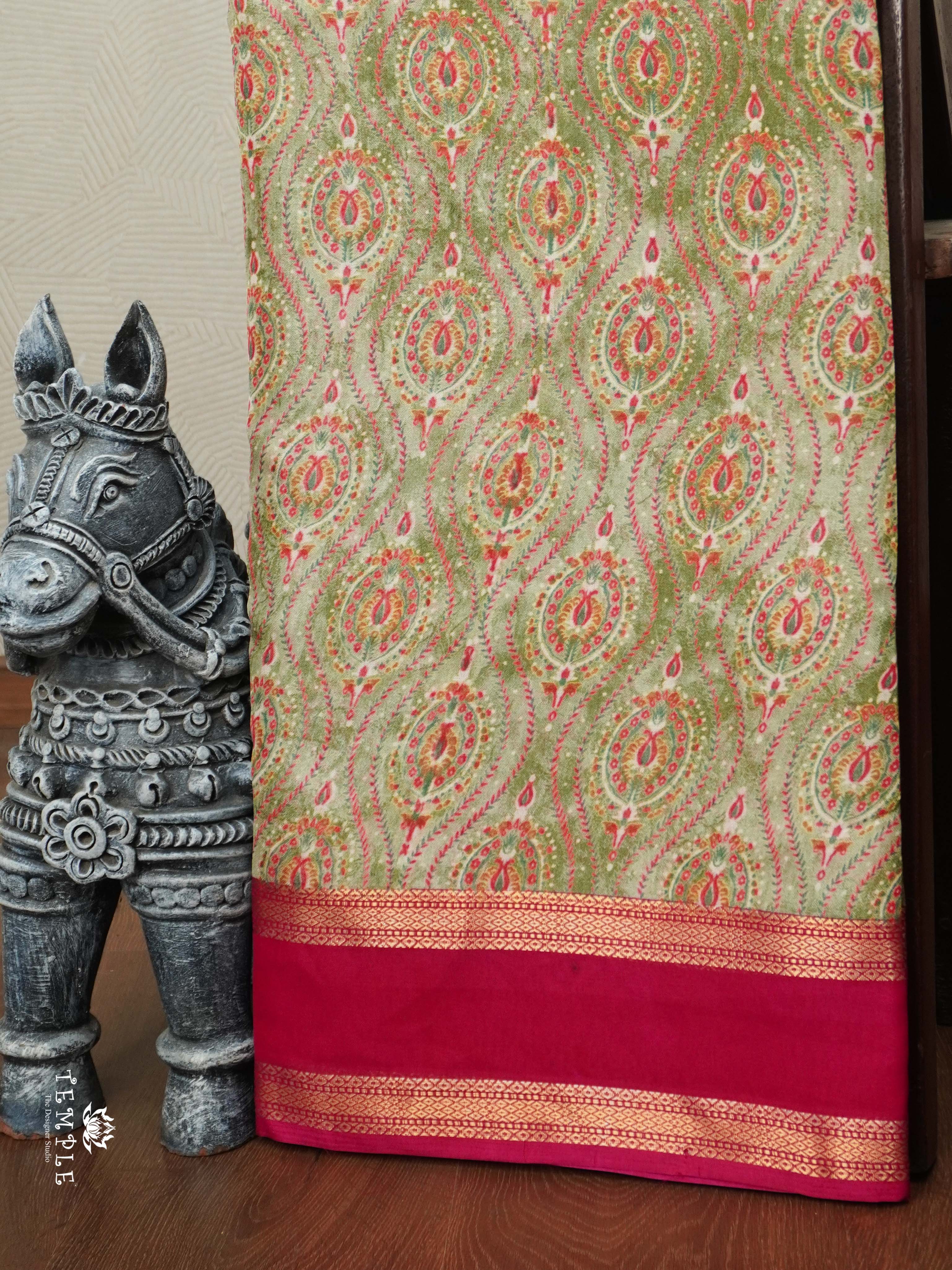 Printed Georgette Saree | TTDS2764