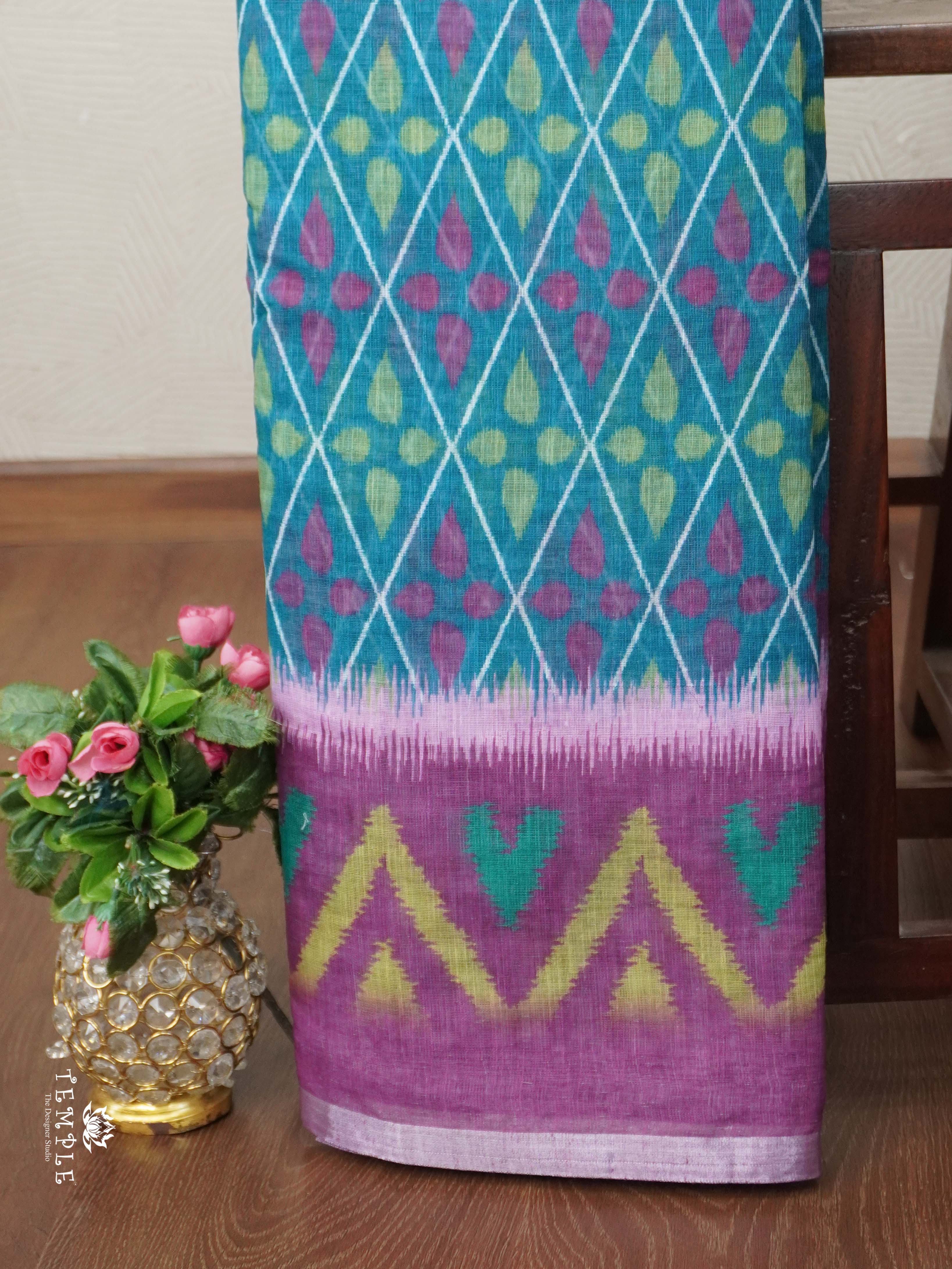 Linen Cotton Saree | TTDS2680